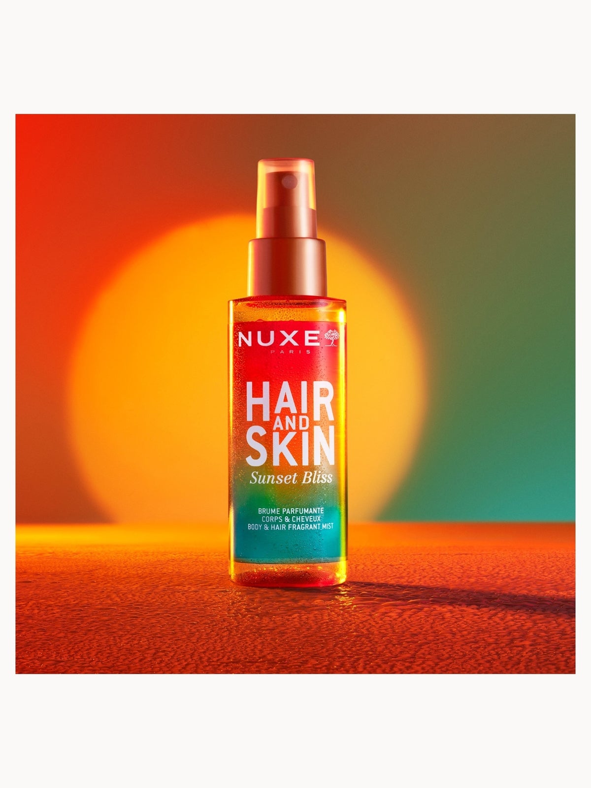 NUXE Hair & Skin Sunset Bliss Body and Hair Fragrant Mist 100ml 3