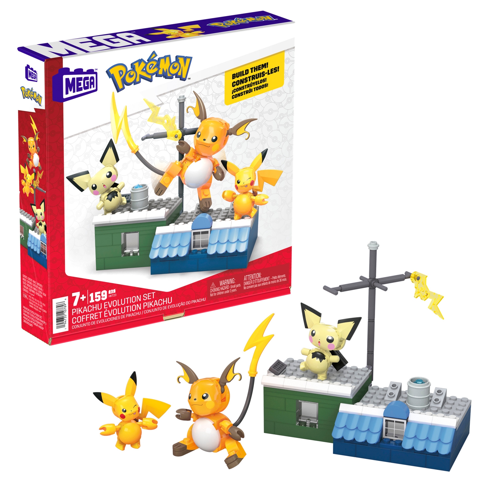 Image of MEGA Pokémon Pikachu Evolution Set