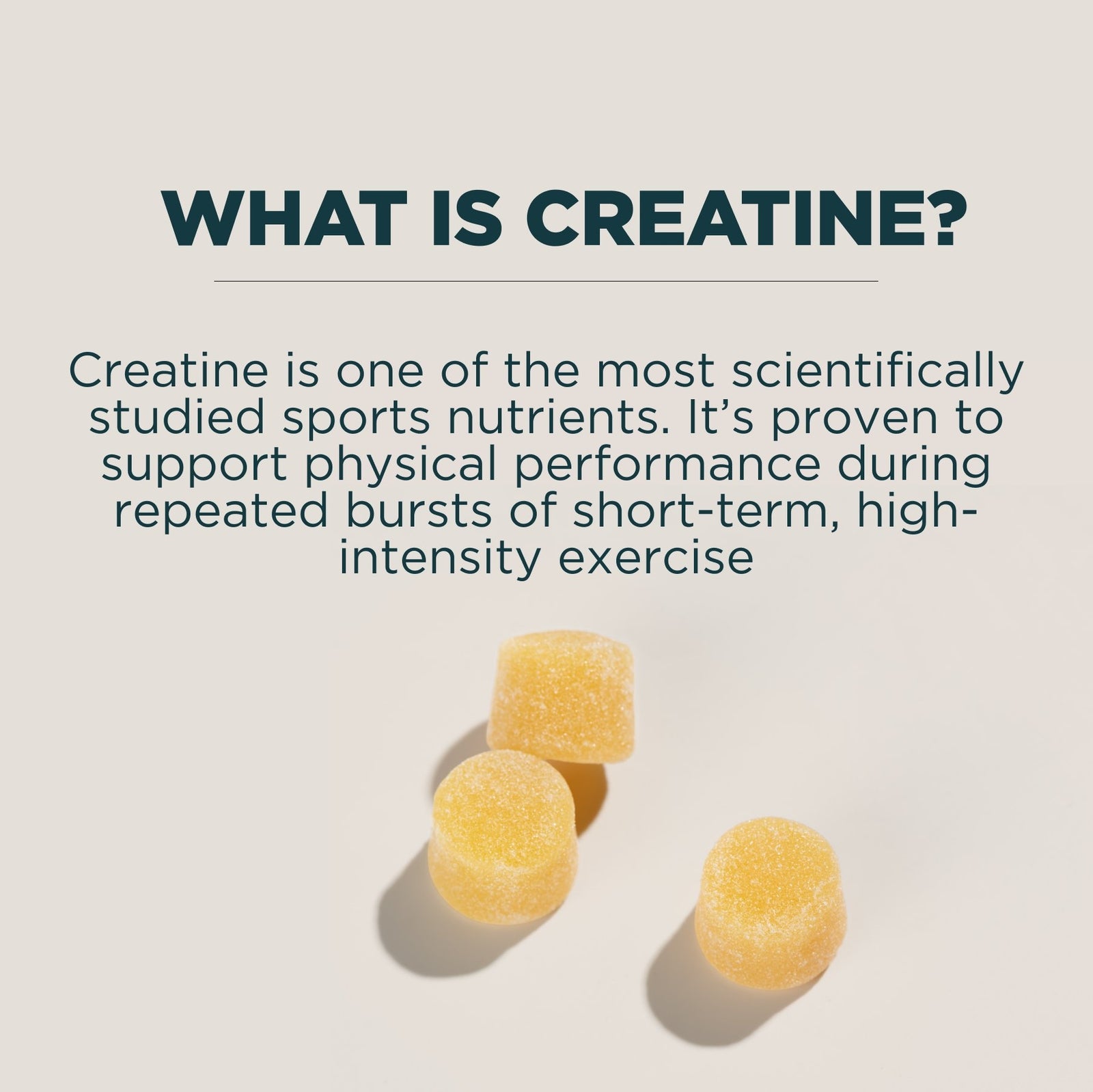 Myprotein Creatine Gummies - 90 GUMMIES - 30servings - Peach