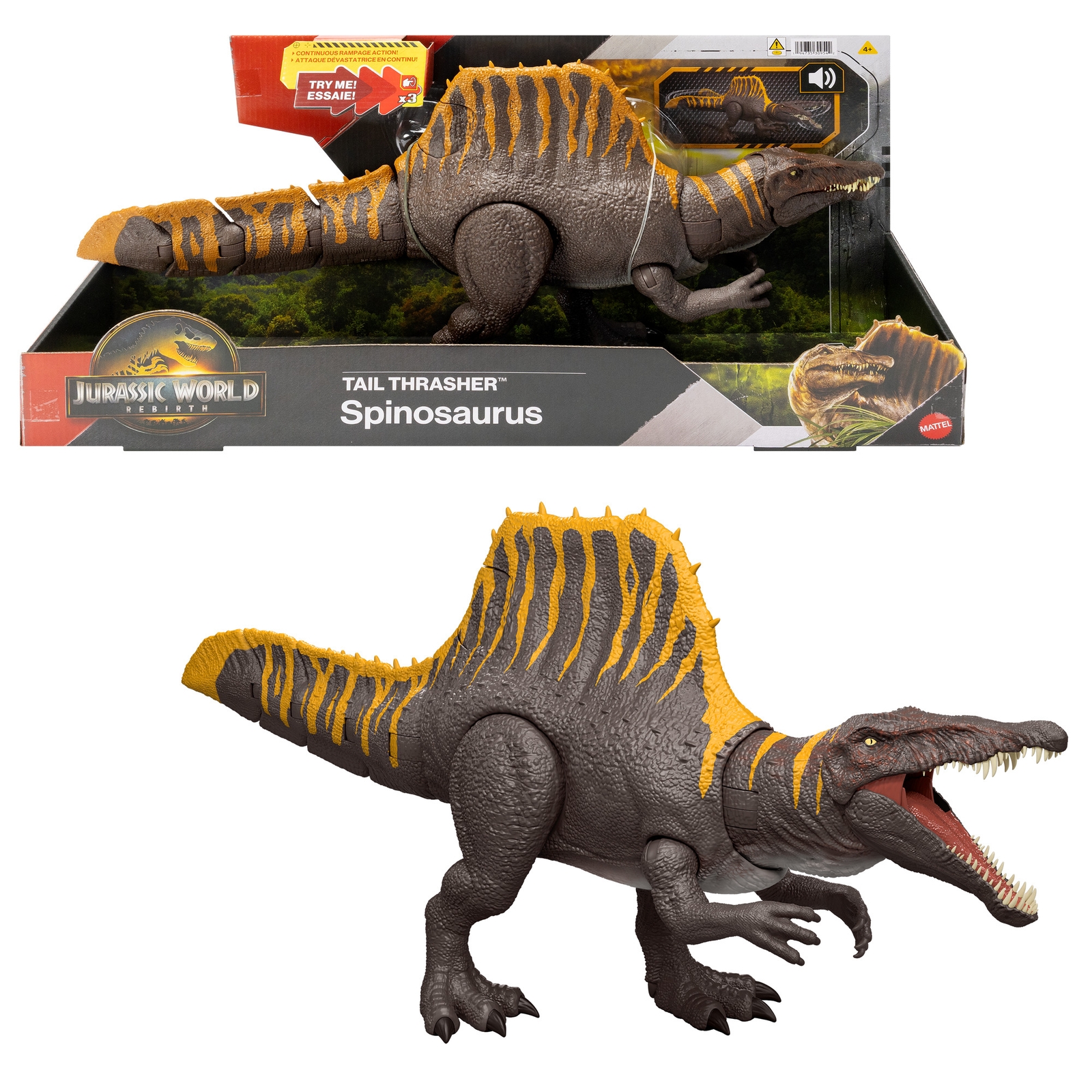 Image of Jurassic World Saga Feature Spinosaurus Dinosaur Figure