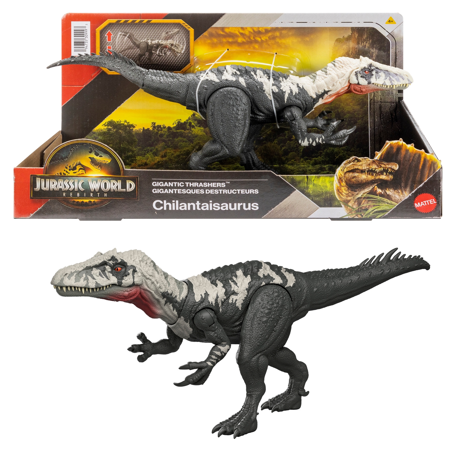 Image of Jurassic World Saga Gigantic Thrashers: Chilantaisaurus Dinosaur Figure