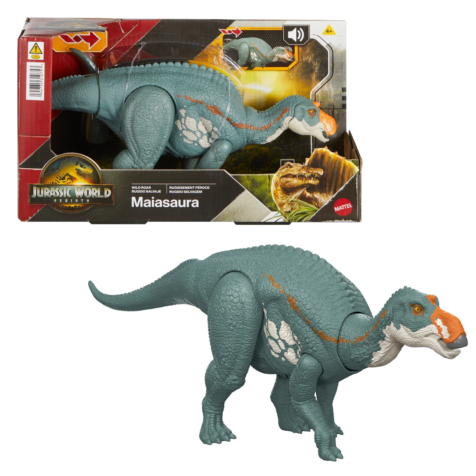 Image of Jurassic World Saga Wild Roar: Maiasaura Dinosaur Figure