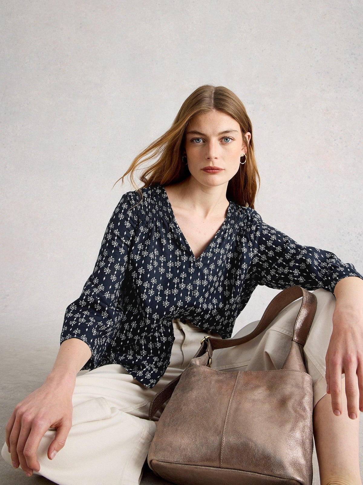 Bluse Rae aus Bio-Baumwolle - 38