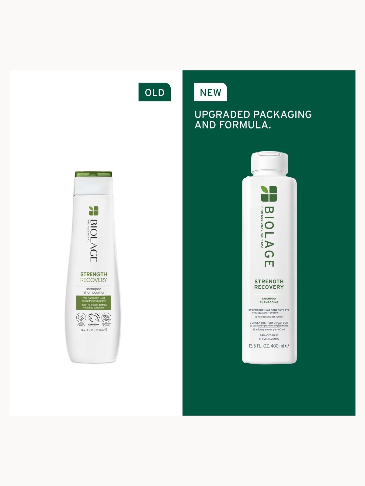Biolage Strength Recovery Shampoo 400ml, photo 2