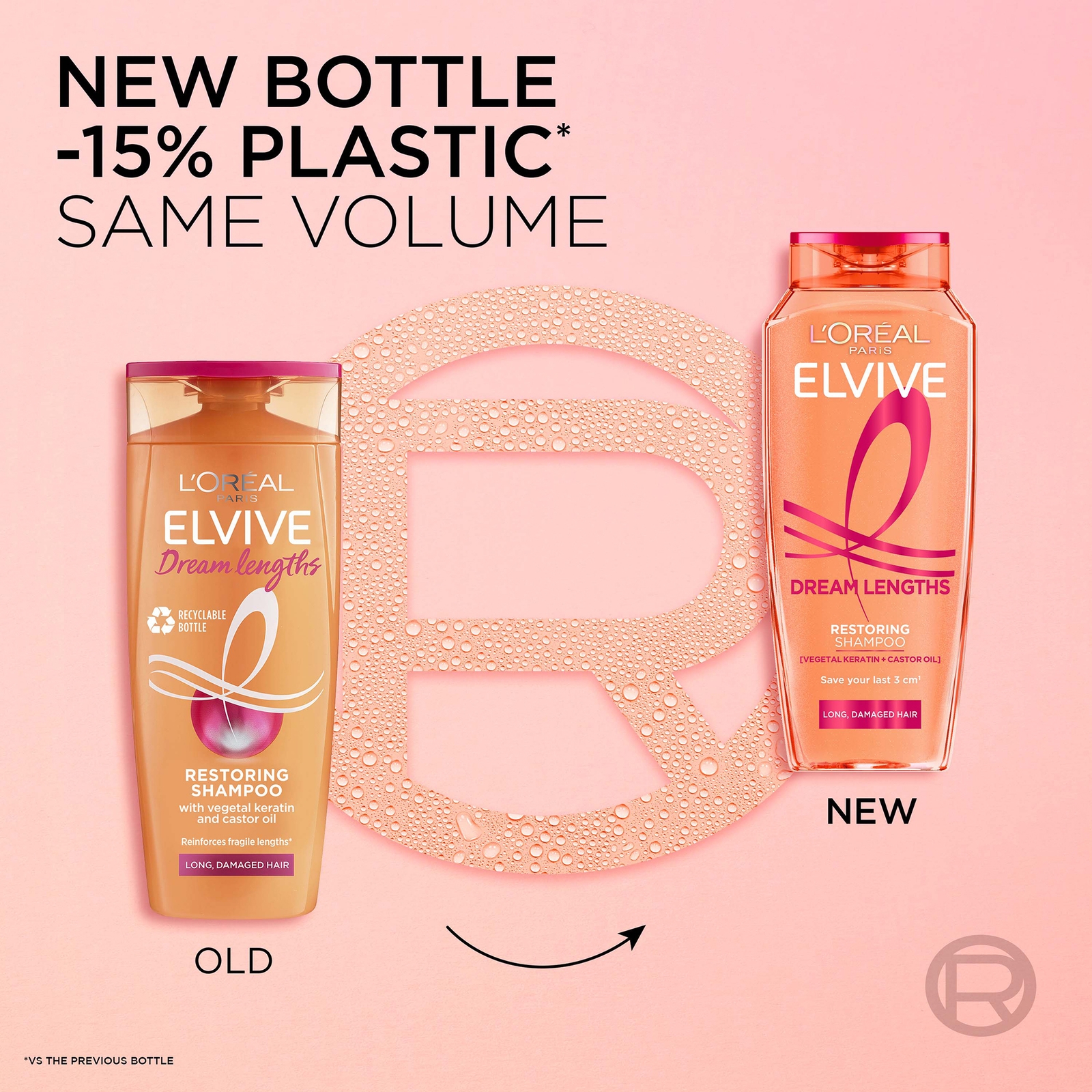 Thumbnail - L'Oréal Paris Elvive Dream Lengths Long Hair Shampoo and Conditioner Set