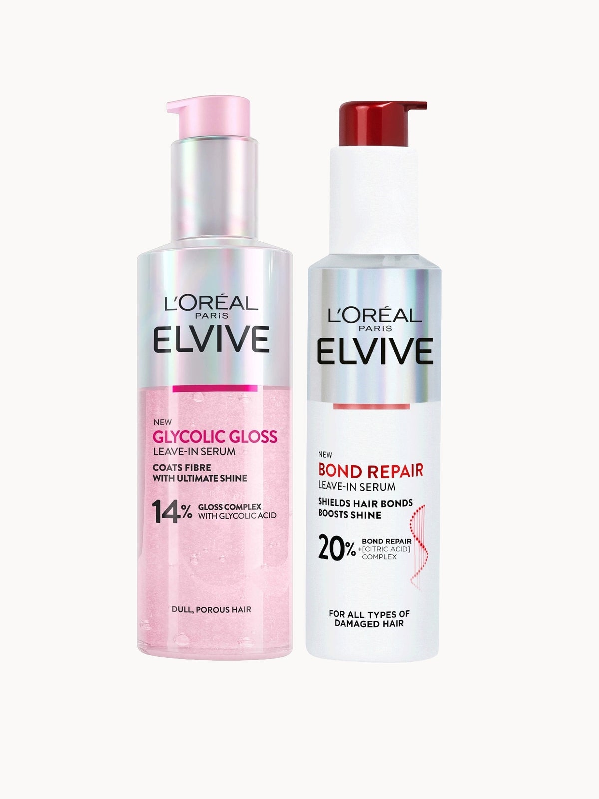 L'Oréal Paris Elvive Repair and Gloss Leave-In Serum Set