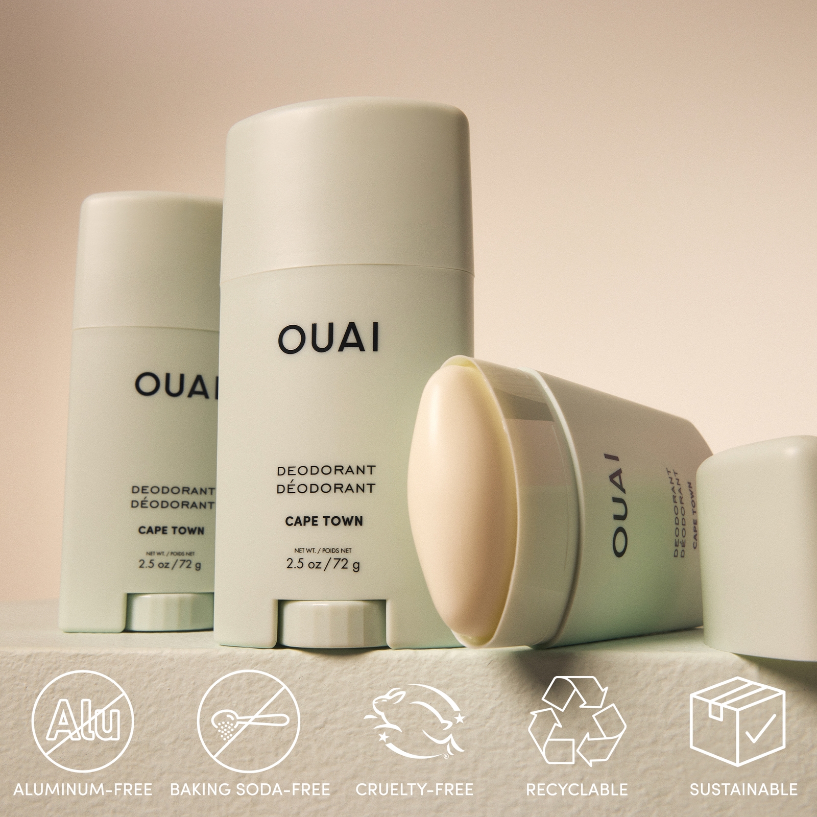 Thumbnail - OUAI Deodorant - Cape Town 72g