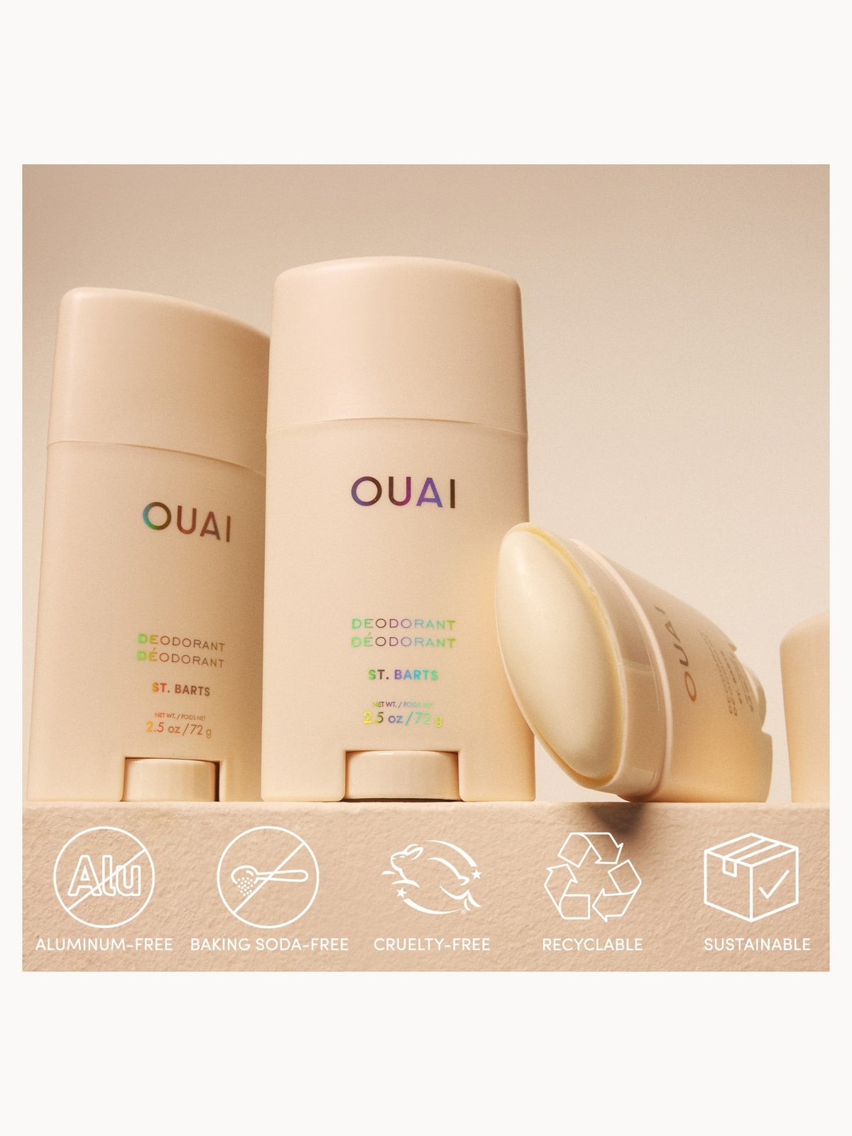 OUAI Deodorant - St Barts 72g 4