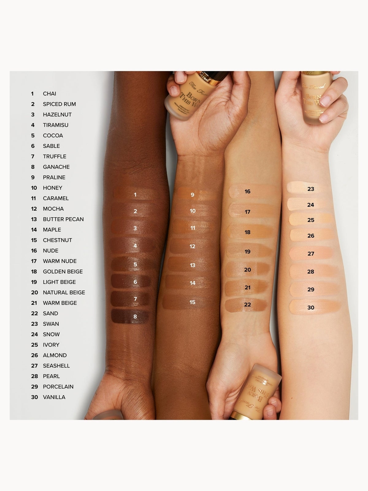 Too Faced Born This Way Original Foundation 30ml (Various Shades) - Light Beige 4