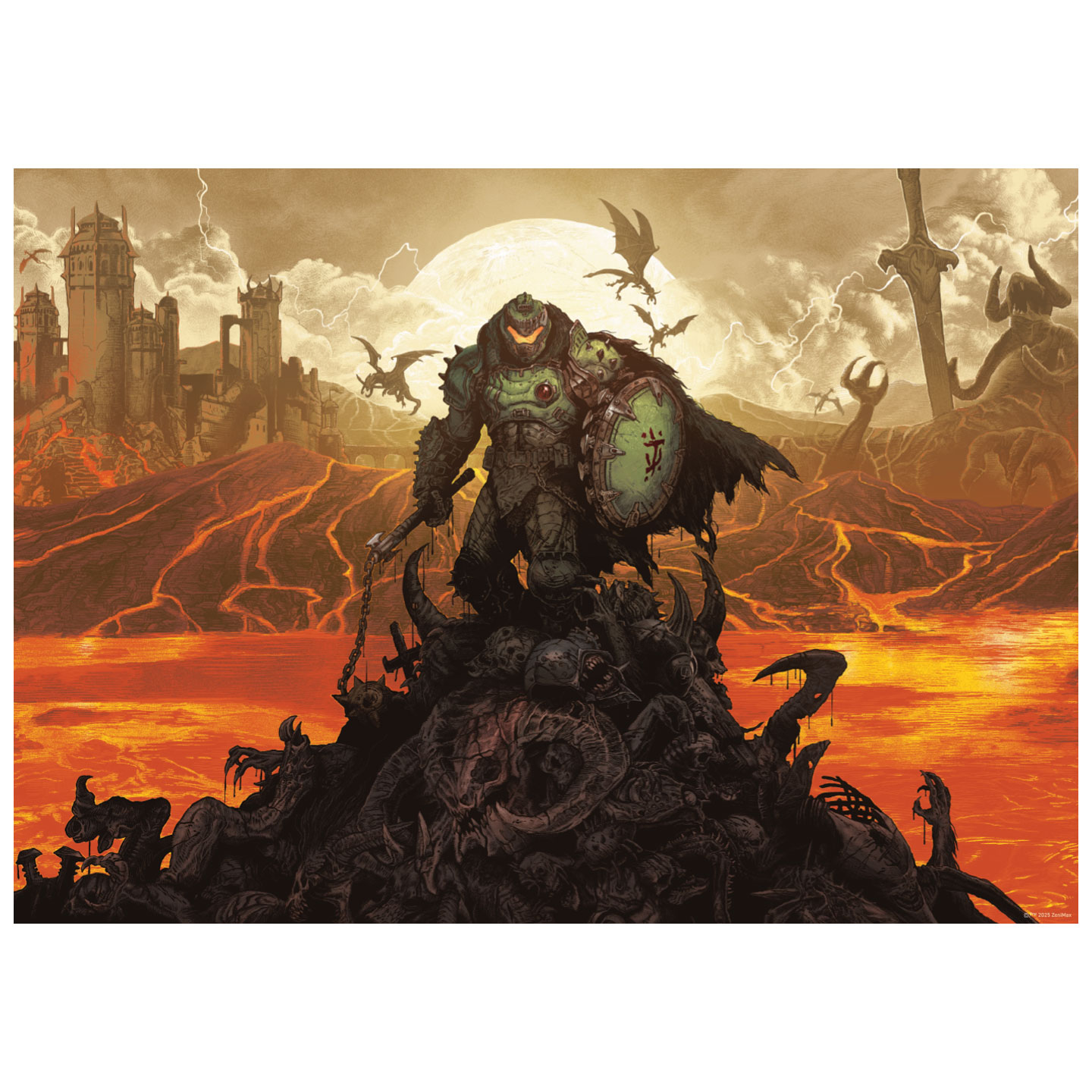 DOOM: The Dark Ages Limited Edition A3 Art Print