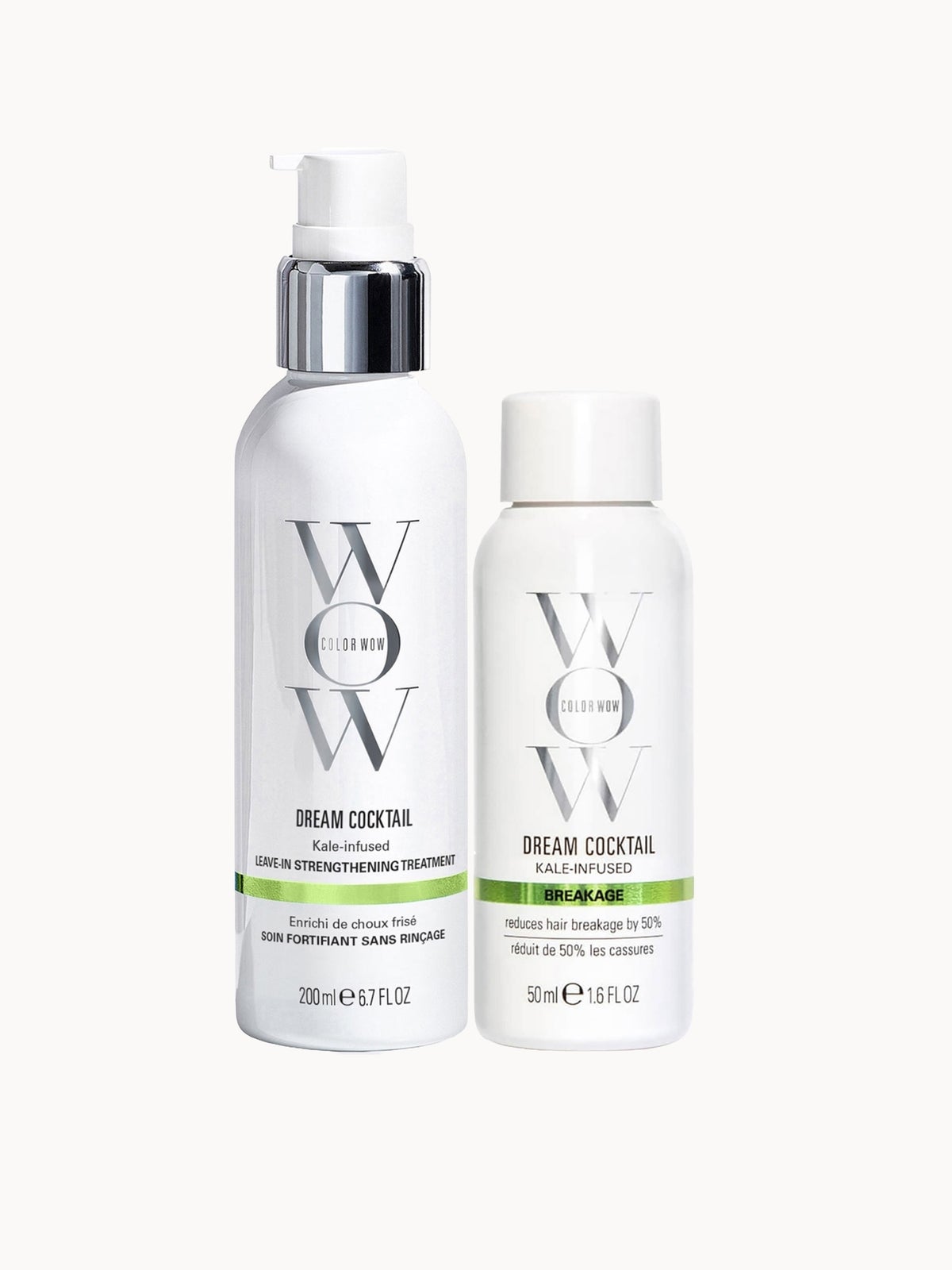 Color Wow Dream Cocktail Kale-Infused Leave-in Treatment Home and Away Duo