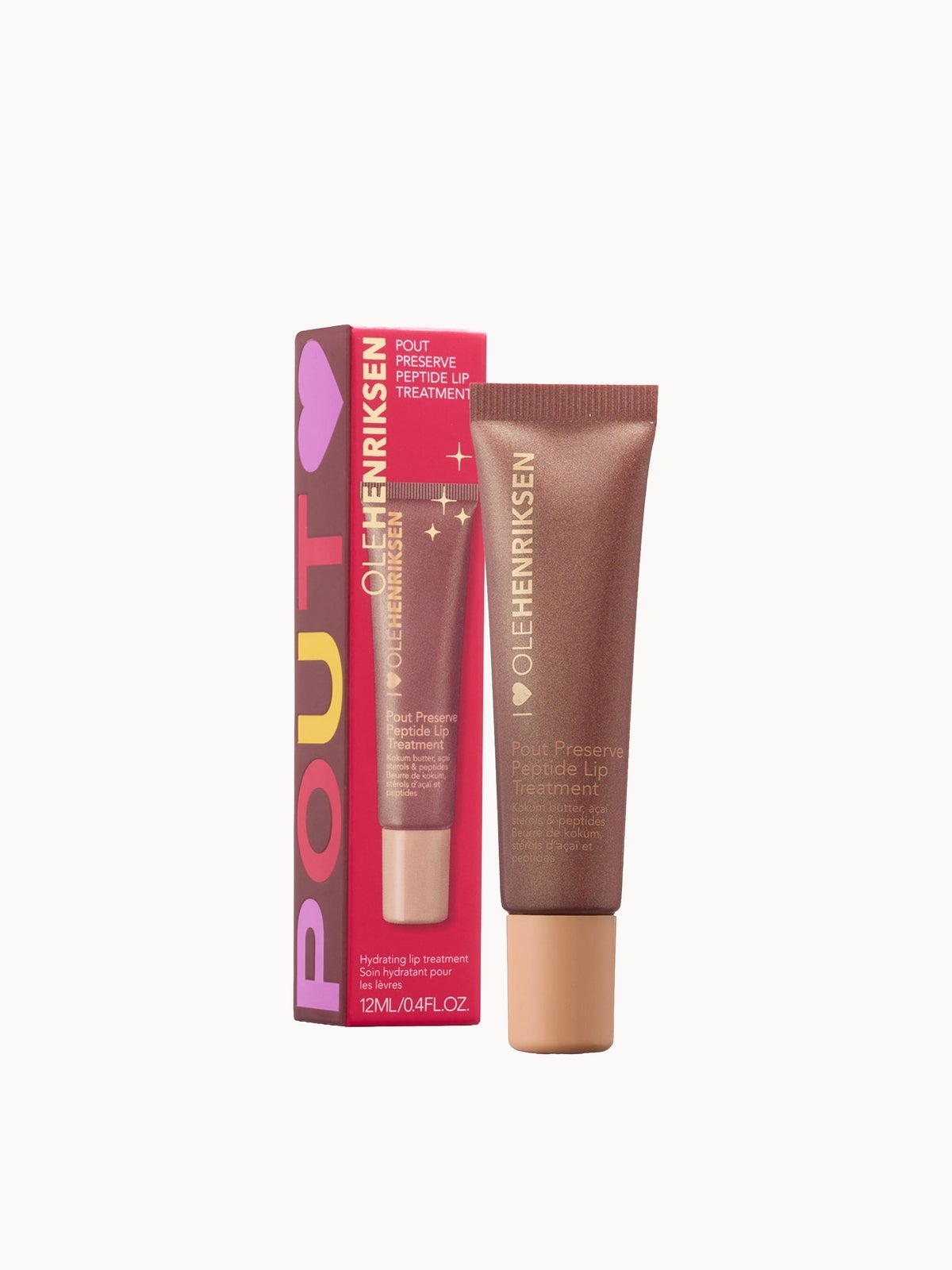 Ole Henriksen Cocoa Crème Glimmer Pout Preserve Peptide Lip Treatment 12ml
