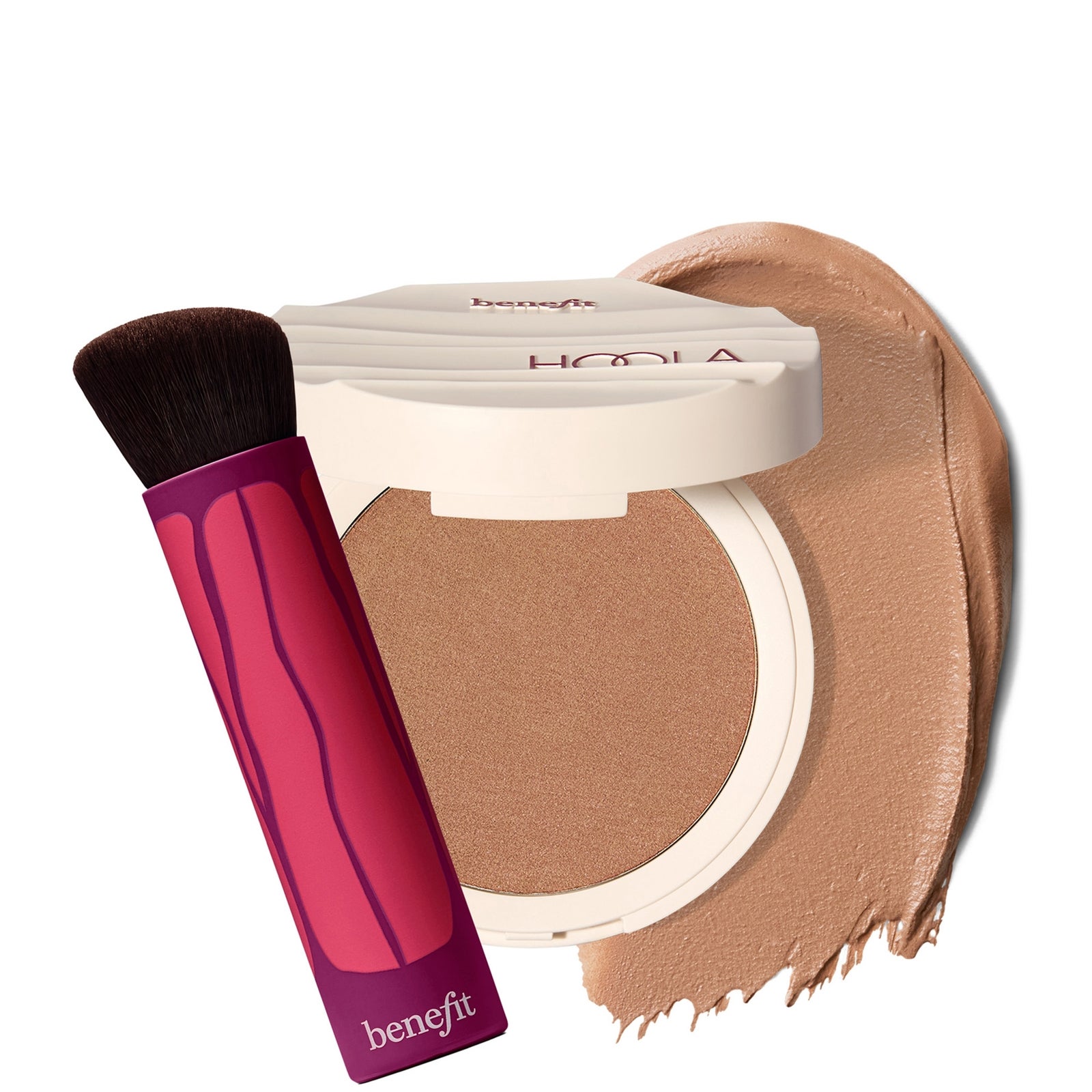 benefit Hoola Wave Cream Bronzer & Bronzer Brush (Various Shades) - Original