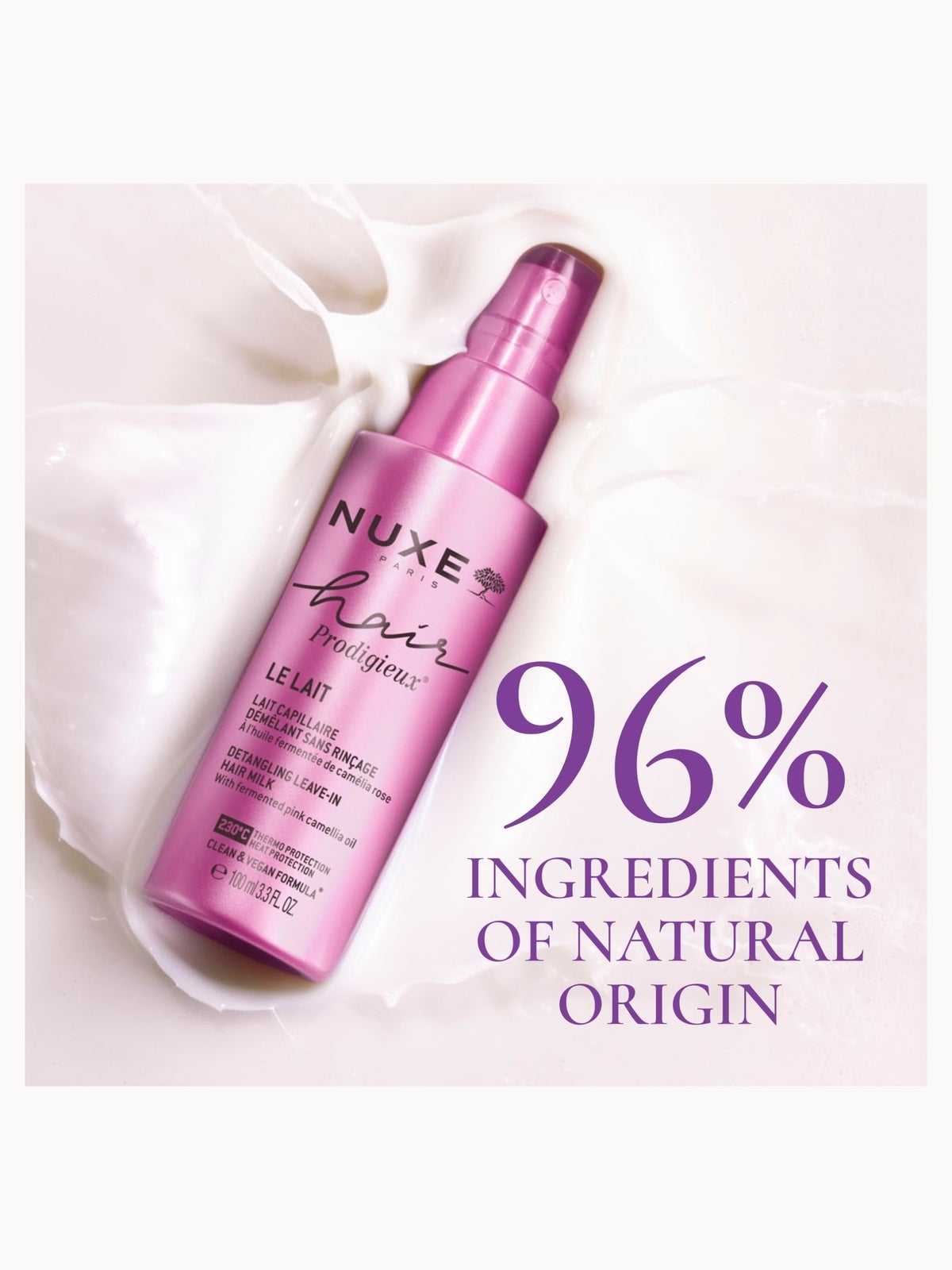 NUXE Hair Prodigieux Detangling Leave-in Hair Milk 100ml 4
