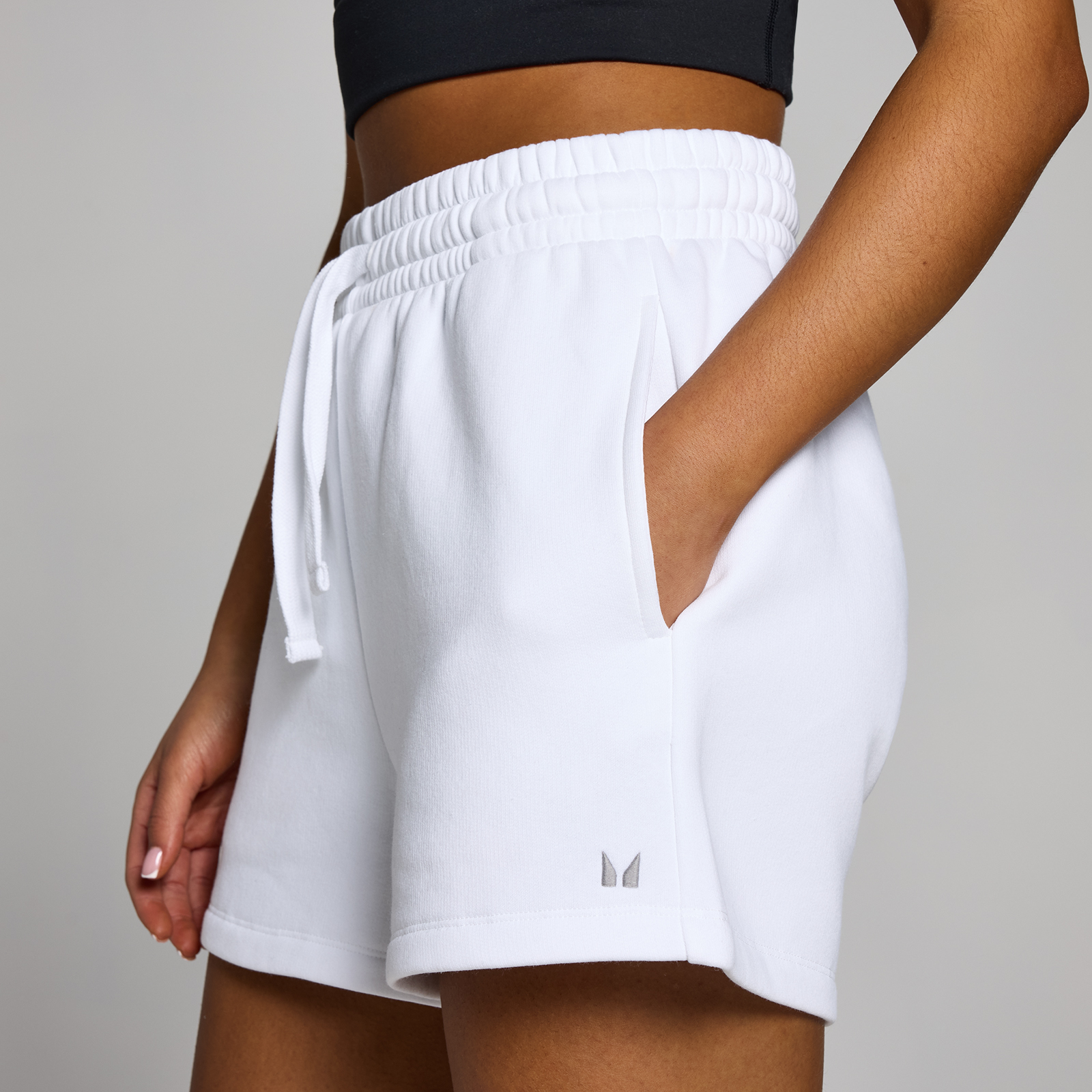 Thumbnail - MP Damen Basics Sweatshorts – Weiß - XXL