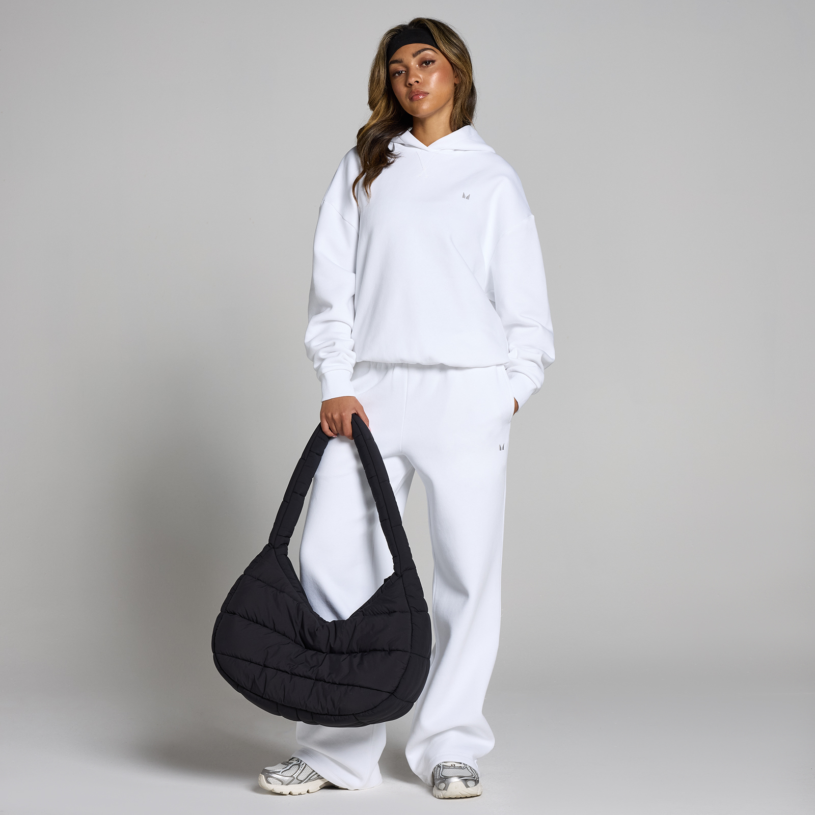 5059883406640 - MP Damen Basics Oversize-Kapuzenpulli – Weiß - S