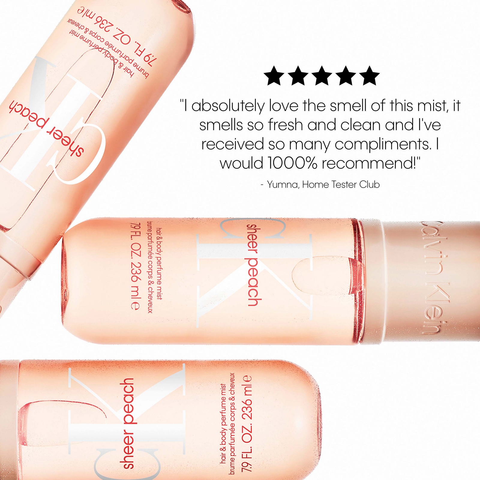 Thumbnail - Calvin Klein Sheer Peach Body Mist 236ml