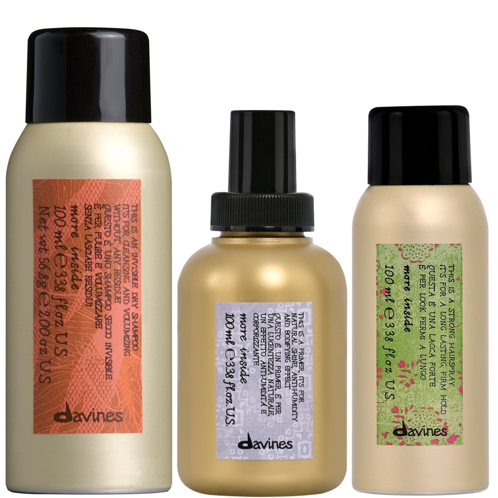 Davines Unisex Strong Hold Hair Spray 100Ml - Luxurious Look - Image 6