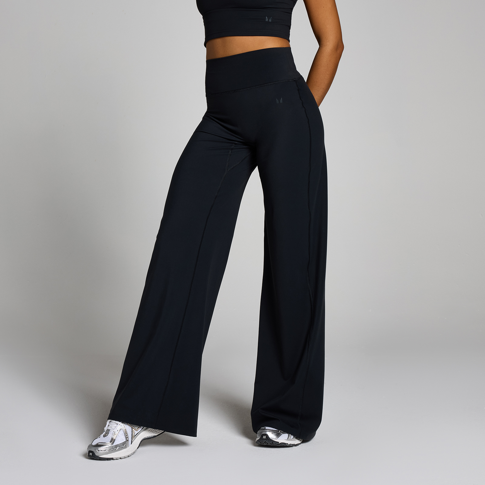 Leggings a gamba ampia MP Tall Tempo da donna - Nero  - L