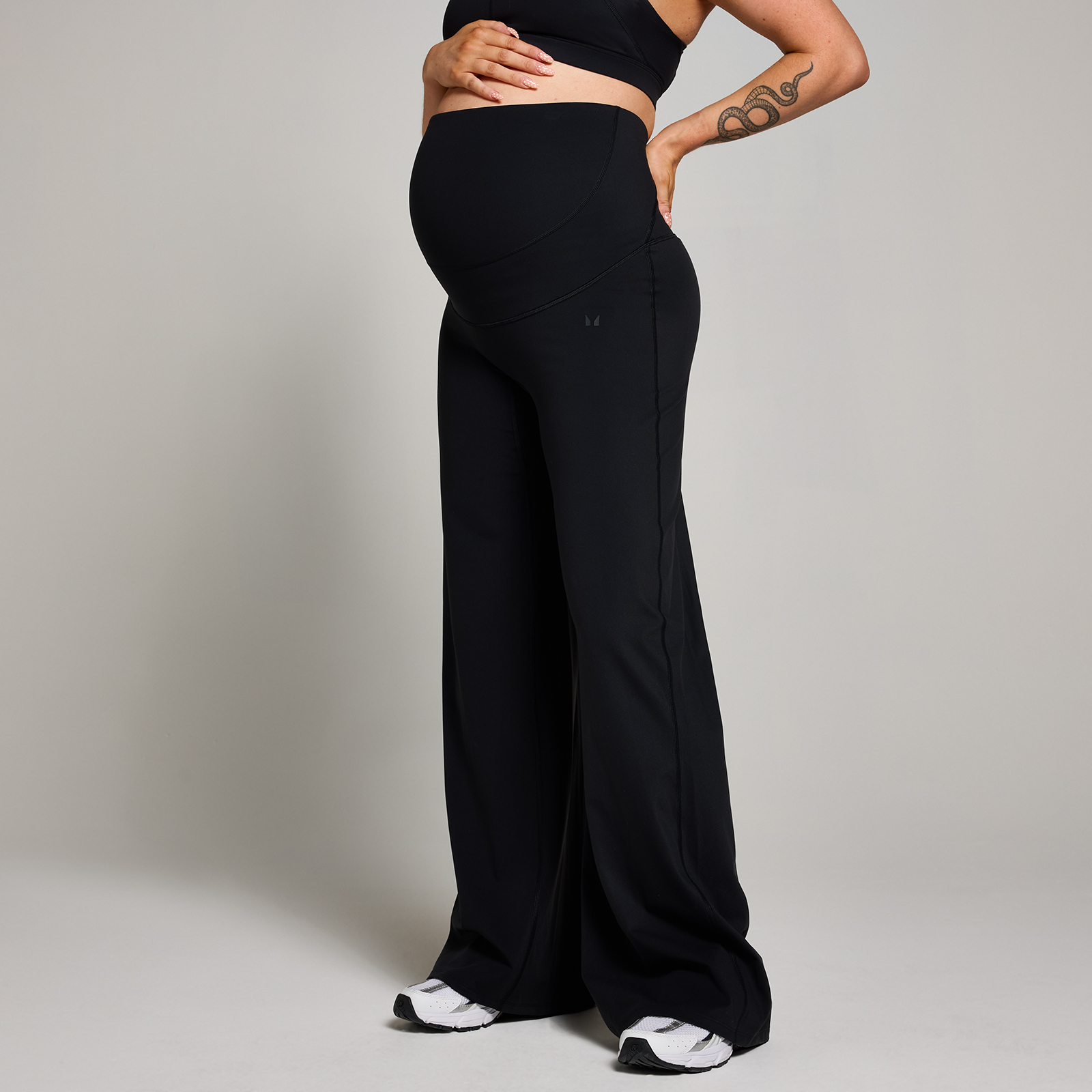 5059883406923 - MP Womens Maternity Wide Leg Leggings - Black - XL