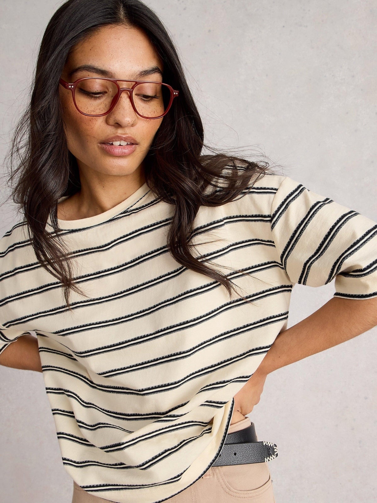 Gestreiftes Top Katya - 44