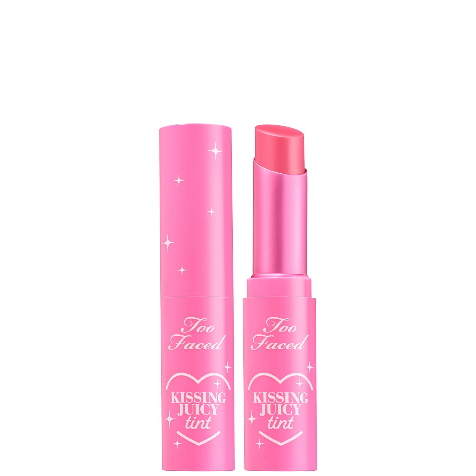 Too Faced Kissing Juicy Tint | Hydrating Lip Tint With Color + Shine Bubblegum - Image 2