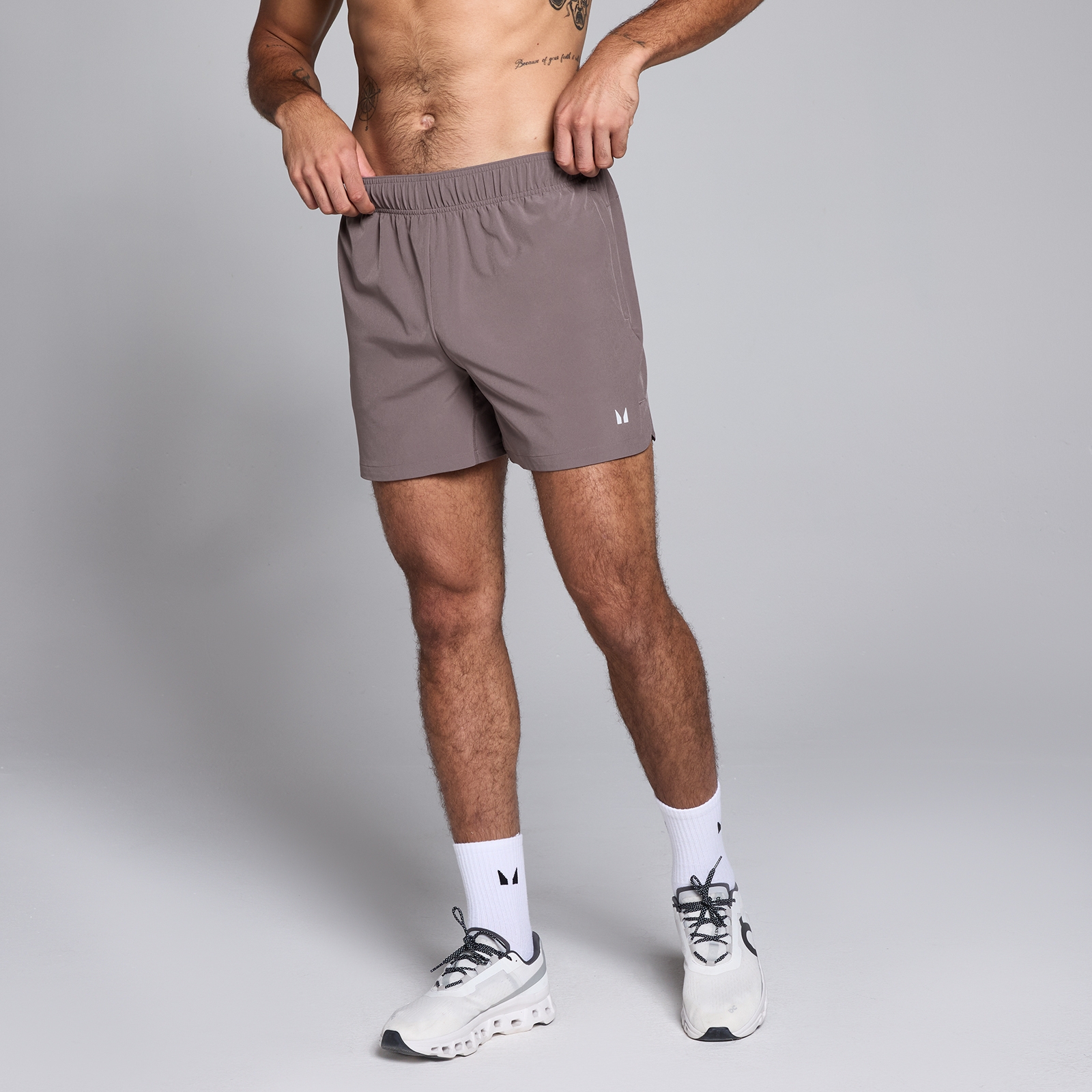 Pantaloncini Sportivi In Tessuto Da 13 Cm Mp Da Uomo - Caffè - M-image