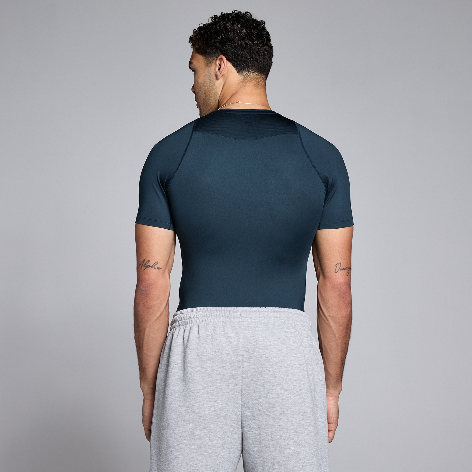 MP Herren Training Kurzarm Baselayer - Dunkelsaphir - S