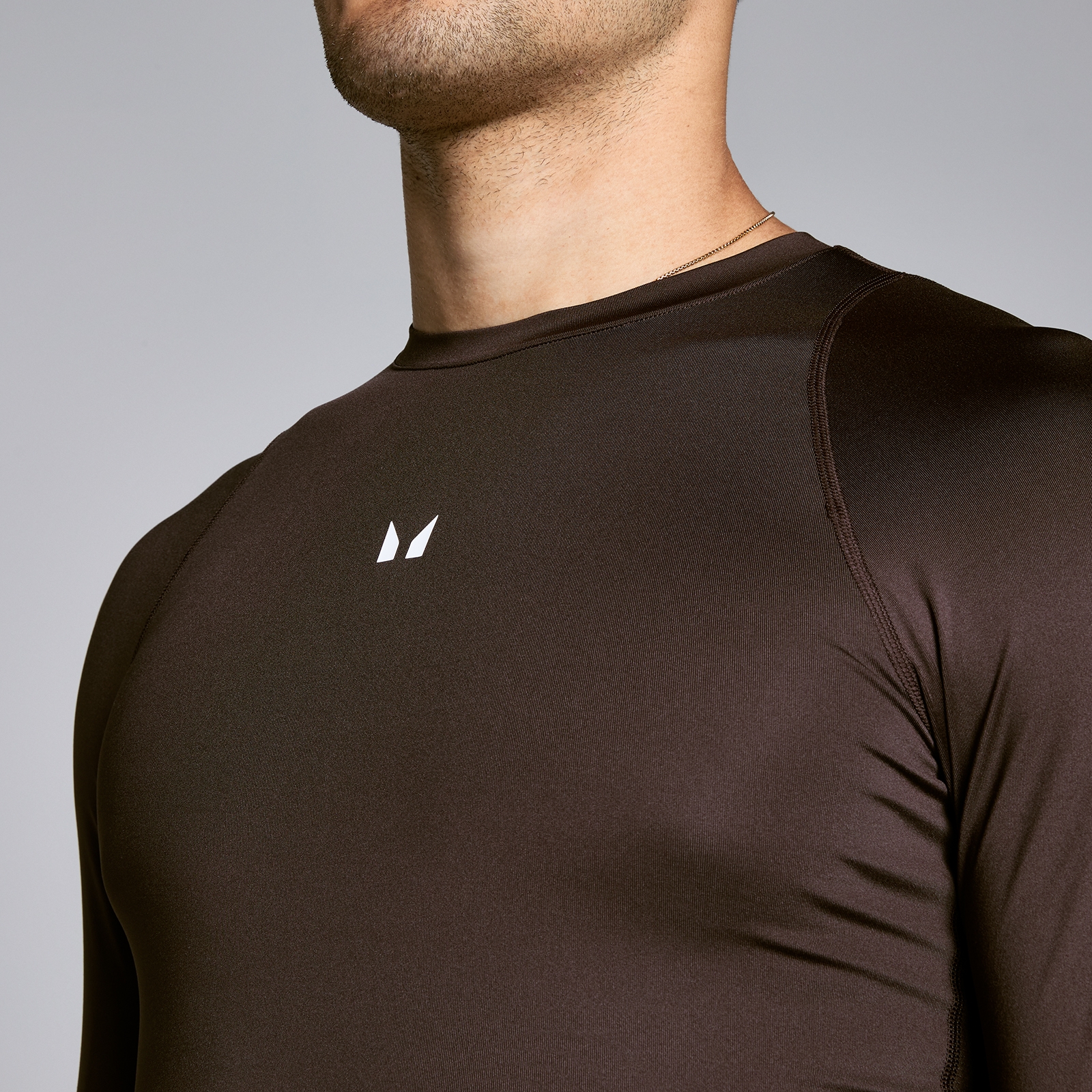 Thumbnail - MP Herren Training Langarm-Baselayer - Schokolade - XL