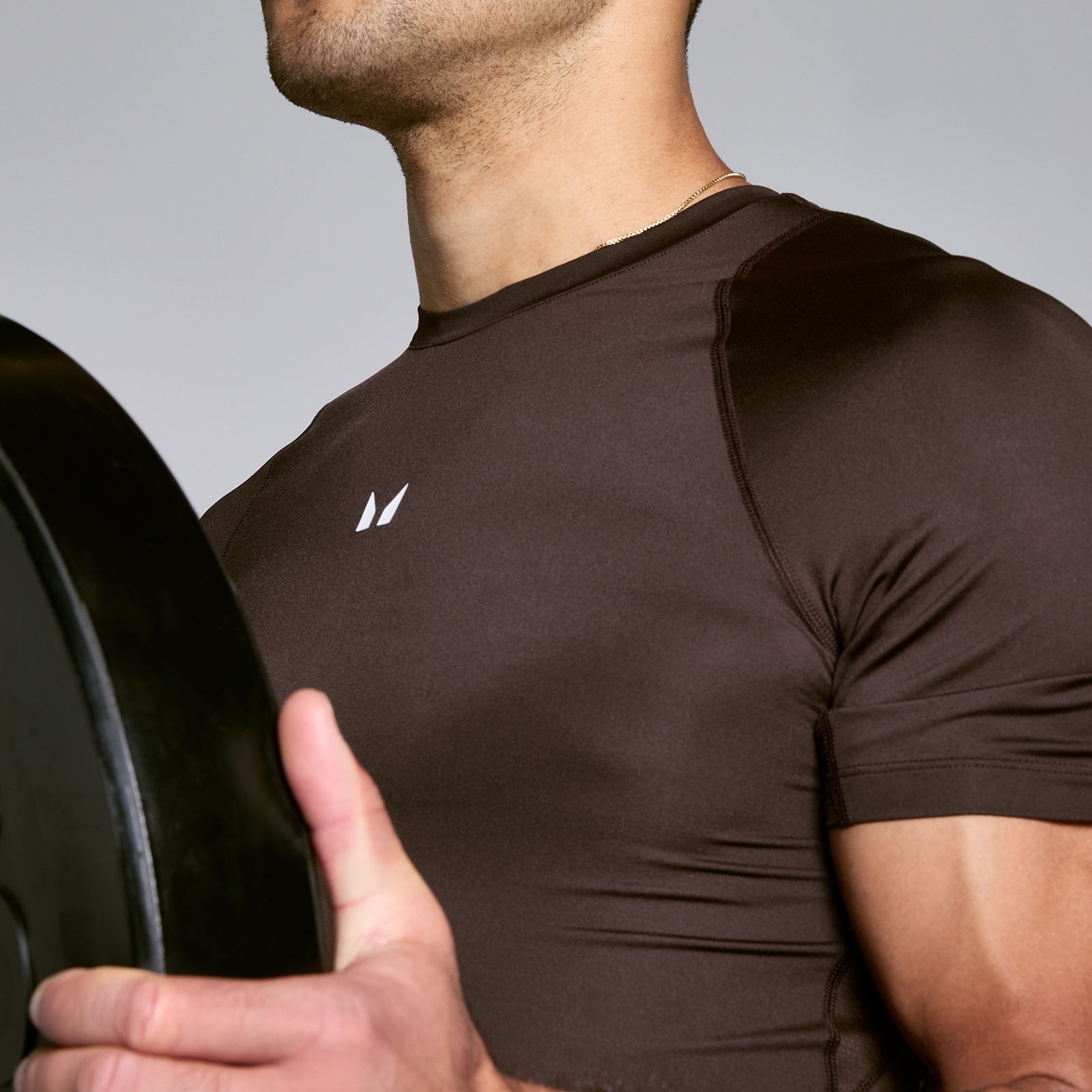 Thumbnail - MP Herren Training Kurzarm-Baselayer - Schokolade - XL