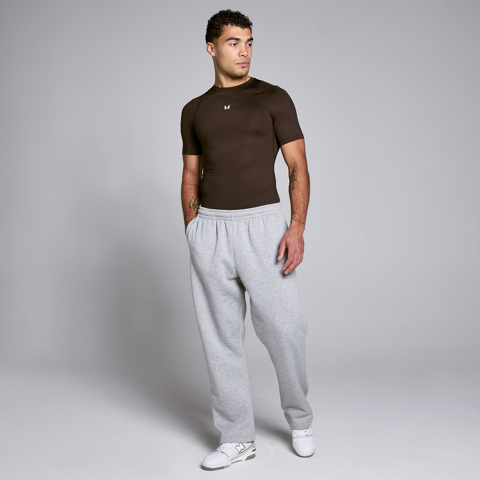 Thumbnail - MP Herren Training Kurzarm-Baselayer - Schokolade - XL