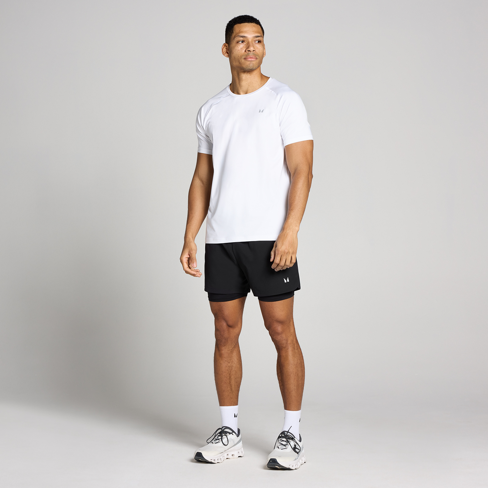 Thumbnail - MP Herren 13 cm 2-in-1 Training Shorts – Schwarz - S