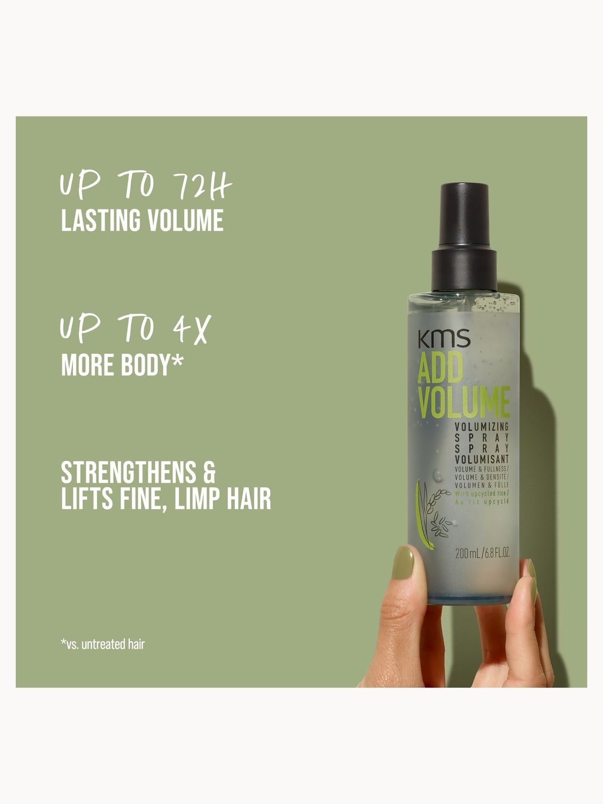 KMS Add Volume Volumizing Spray 200ml 2