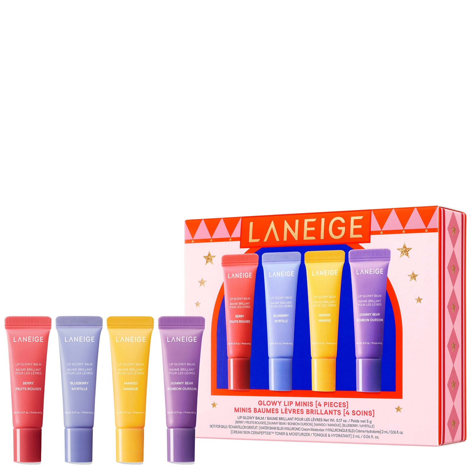 

Laneige Mini Lip Glowy Balm Set