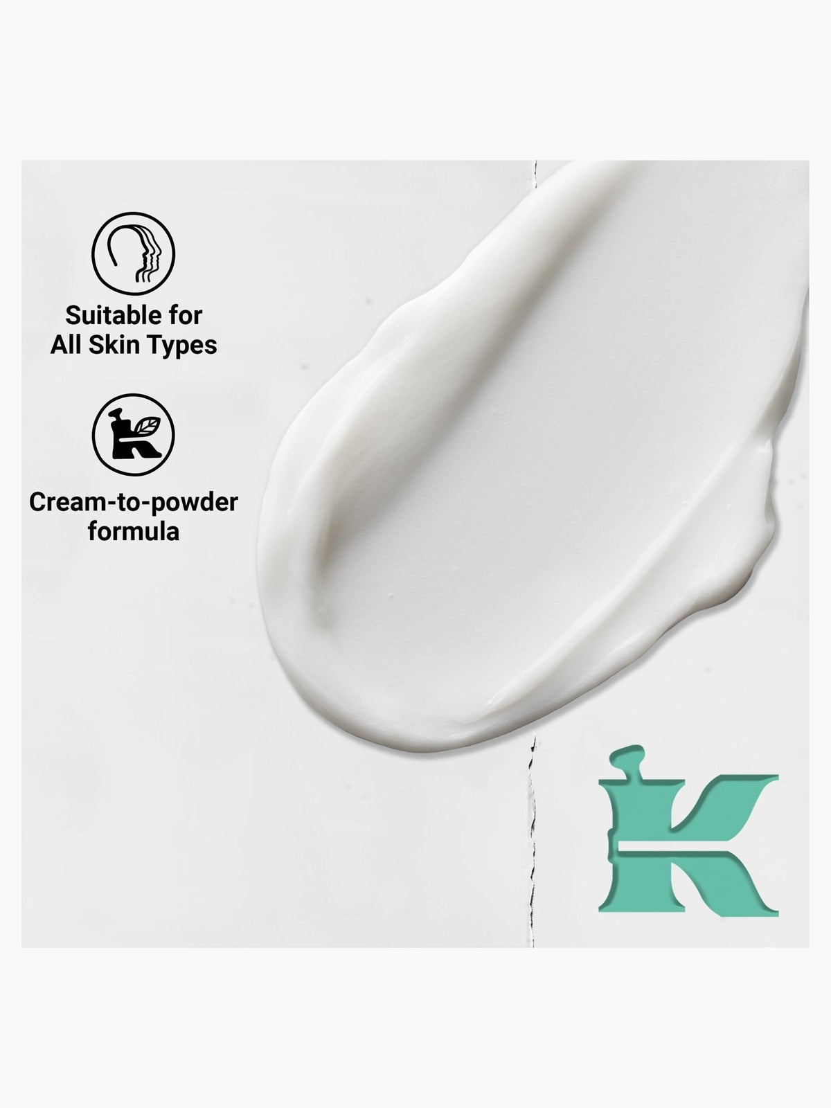 Kiehl's Over & Under Cream-To-Powder Deodorant 75ml 2