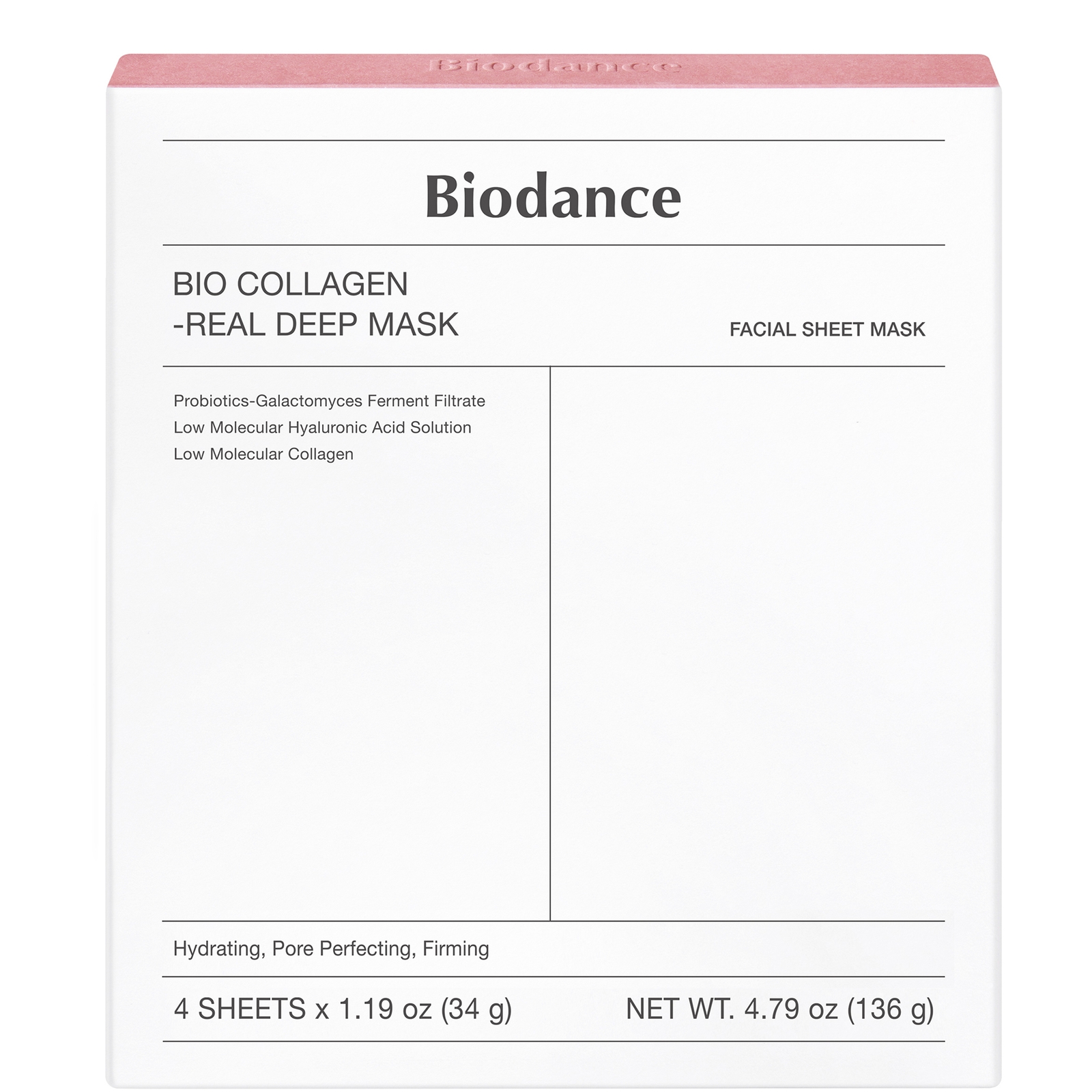 Biodance Bio Collagen-Real Deep Mask (4 Pack)