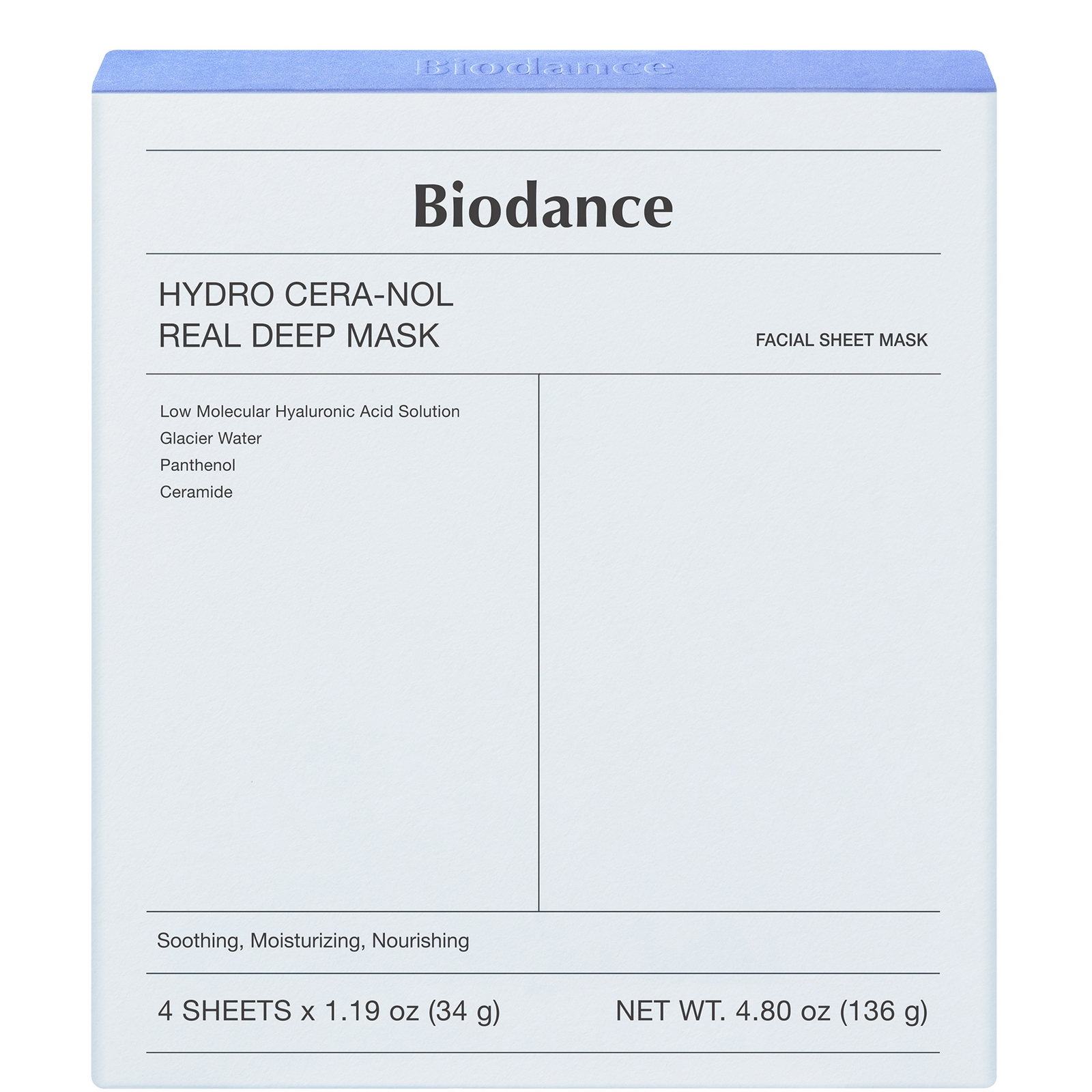

Biodance Hydro Cera-Nol Real Deep Mask