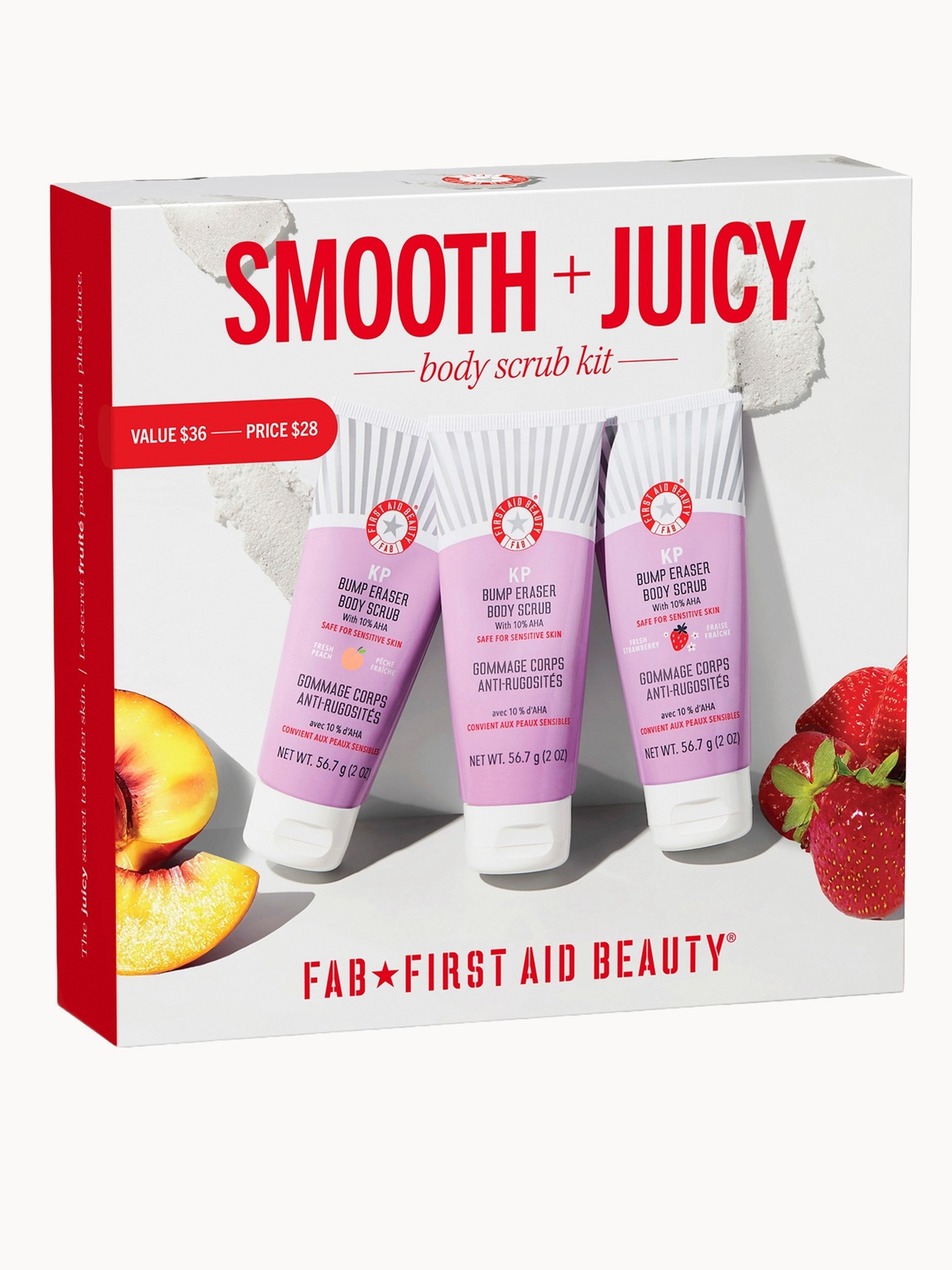 First Aid Beauty Smooth + Juicy Scrub Kit
