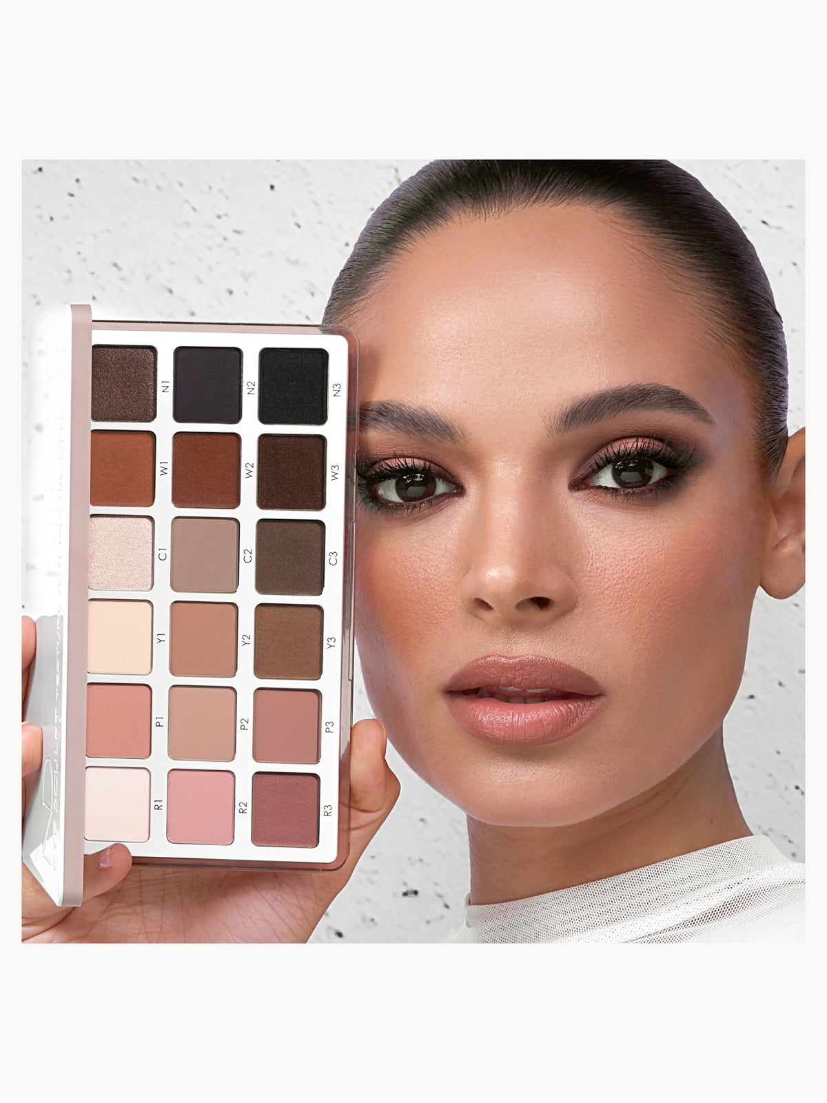 Natasha Denona Eye Sculpt Texture and Tone Eyeshadow Palette - Soft 3