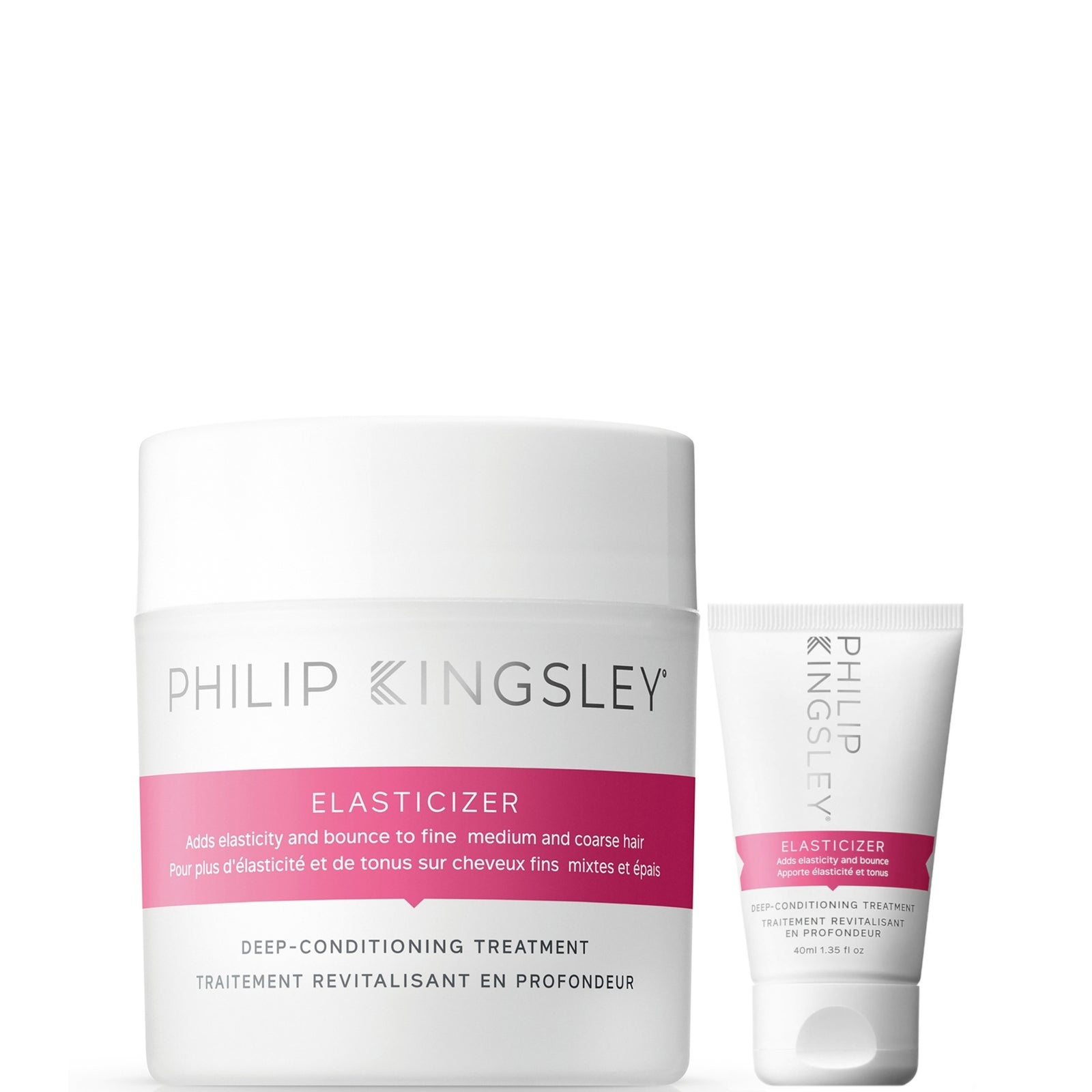 

Philip Kingsley Elasticizer 150ml and 40ml travel size duo