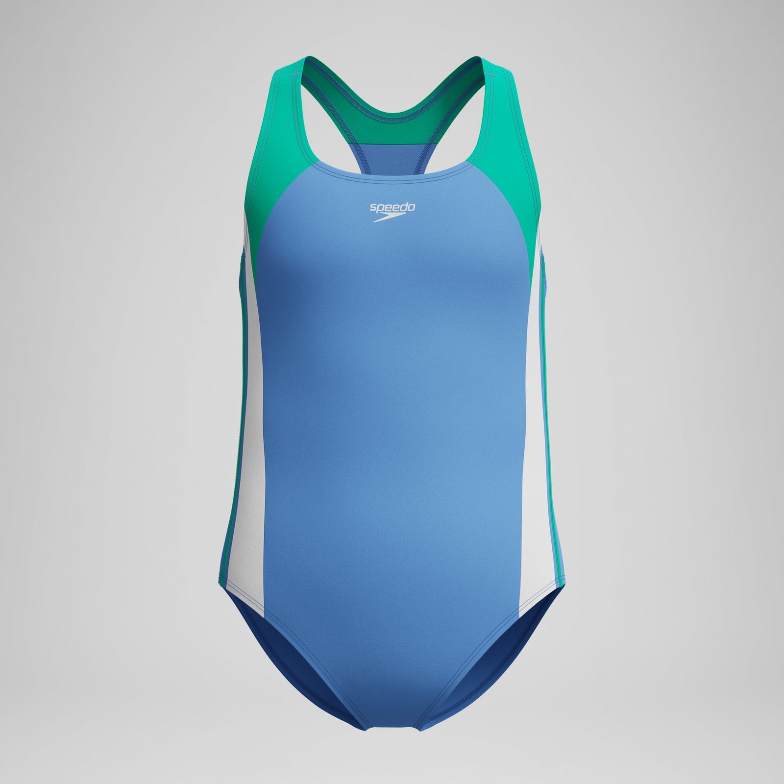 Girls Infinity Splice Swimsuit Blue