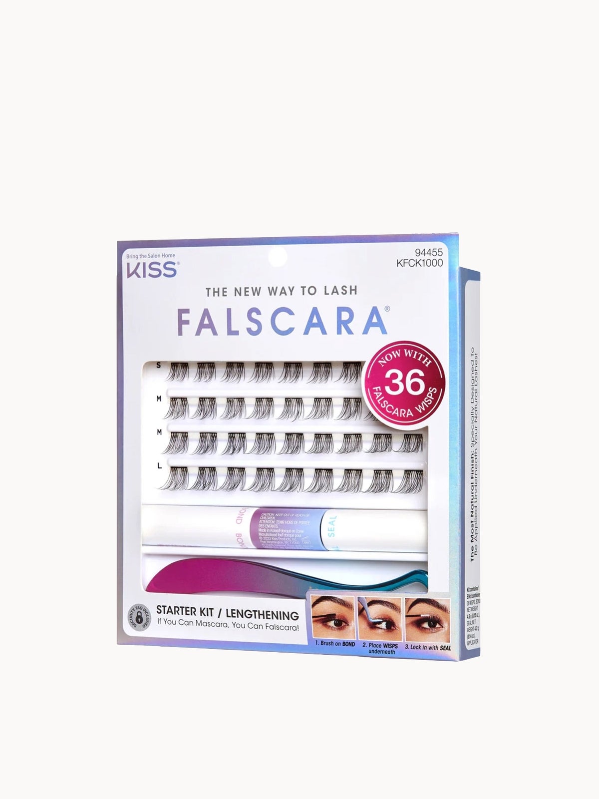 Kiss Falscara Eyelash - Starter Kit 36 pack