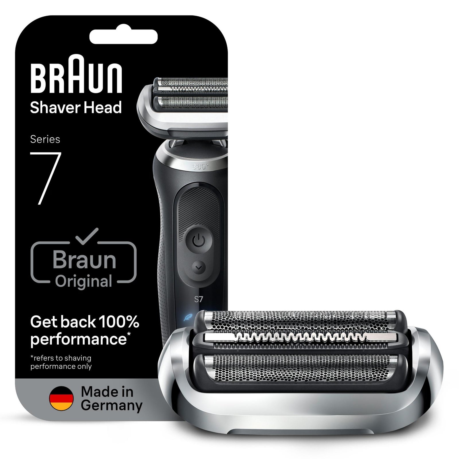 Men's Silver Braun Series 7 74S Electric Shaver Head Replacet - Cardboard Pack - Image 5