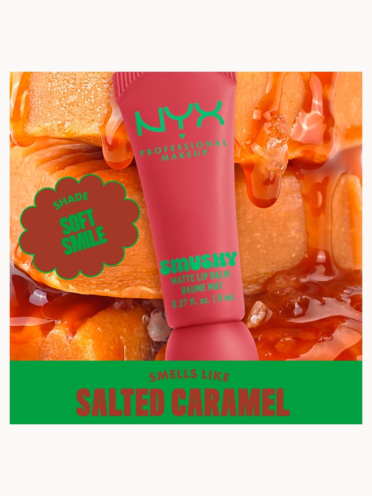 NYX Professional Makeup Smushy, Matte Lip Balm, Soft Diffused Colour, Matte Finish - Soft Smile 4