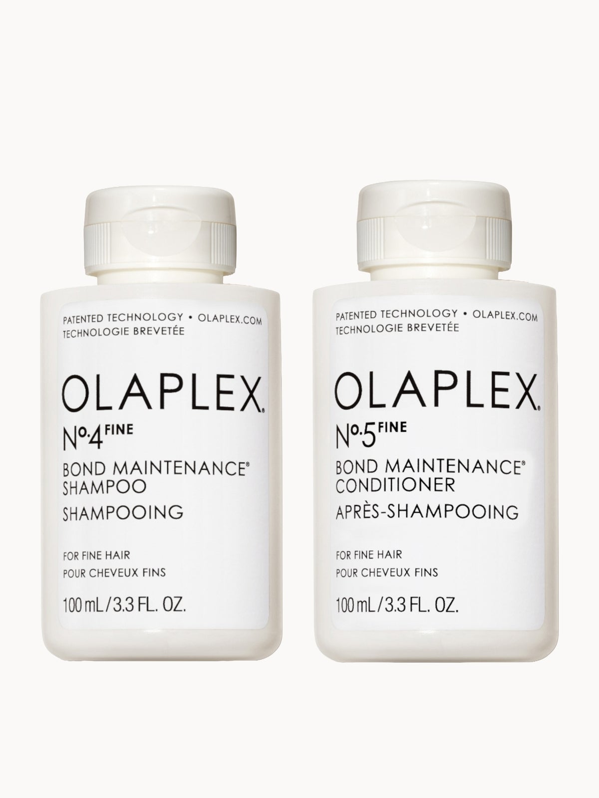 Olaplex No.4 and No.5 Fine Shampoo and Conditioner Duo 100ml