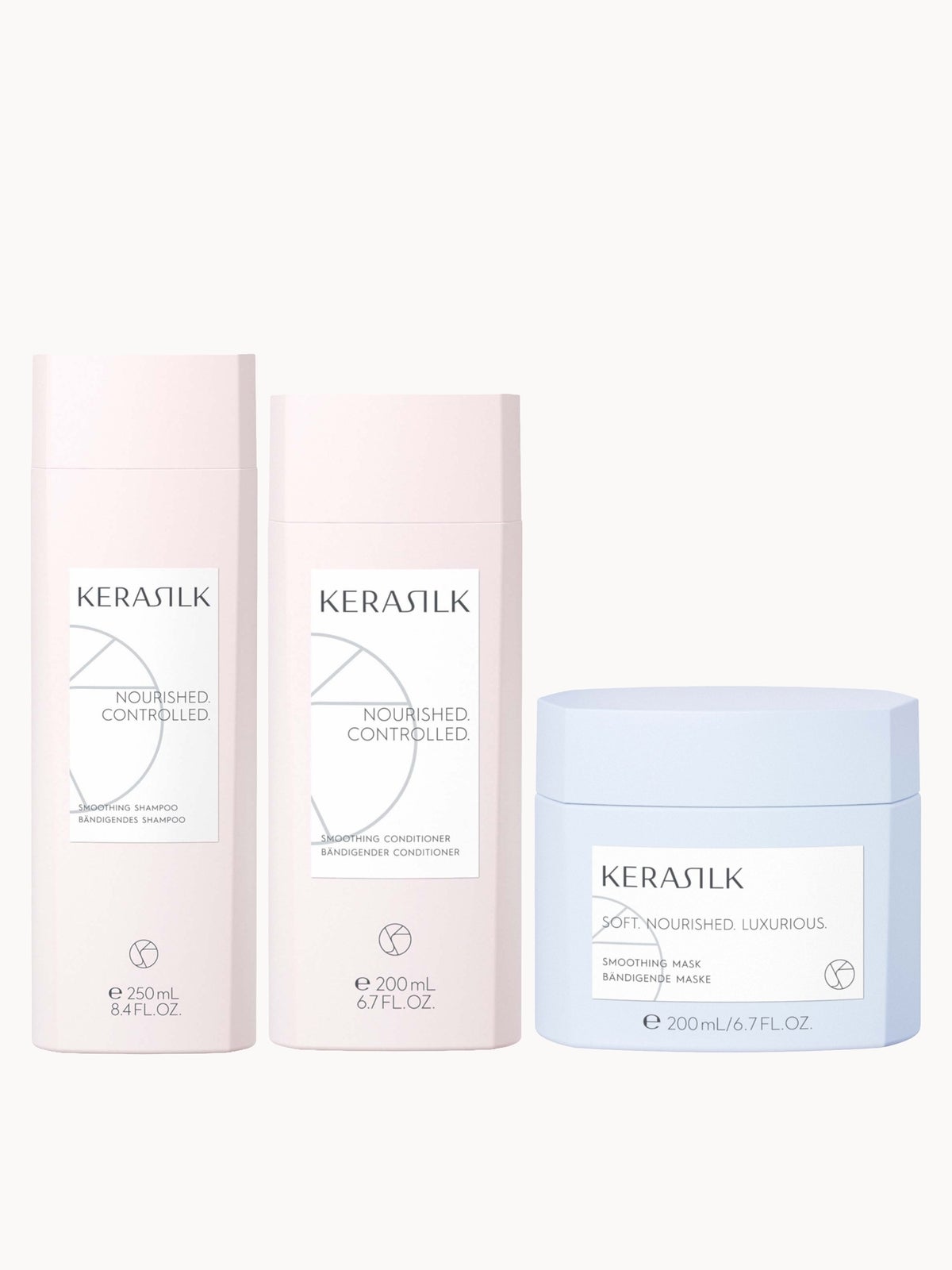 KERASILK Essentials Ultimate Smoothing Bundle Shampoo, Conditioner and Mask