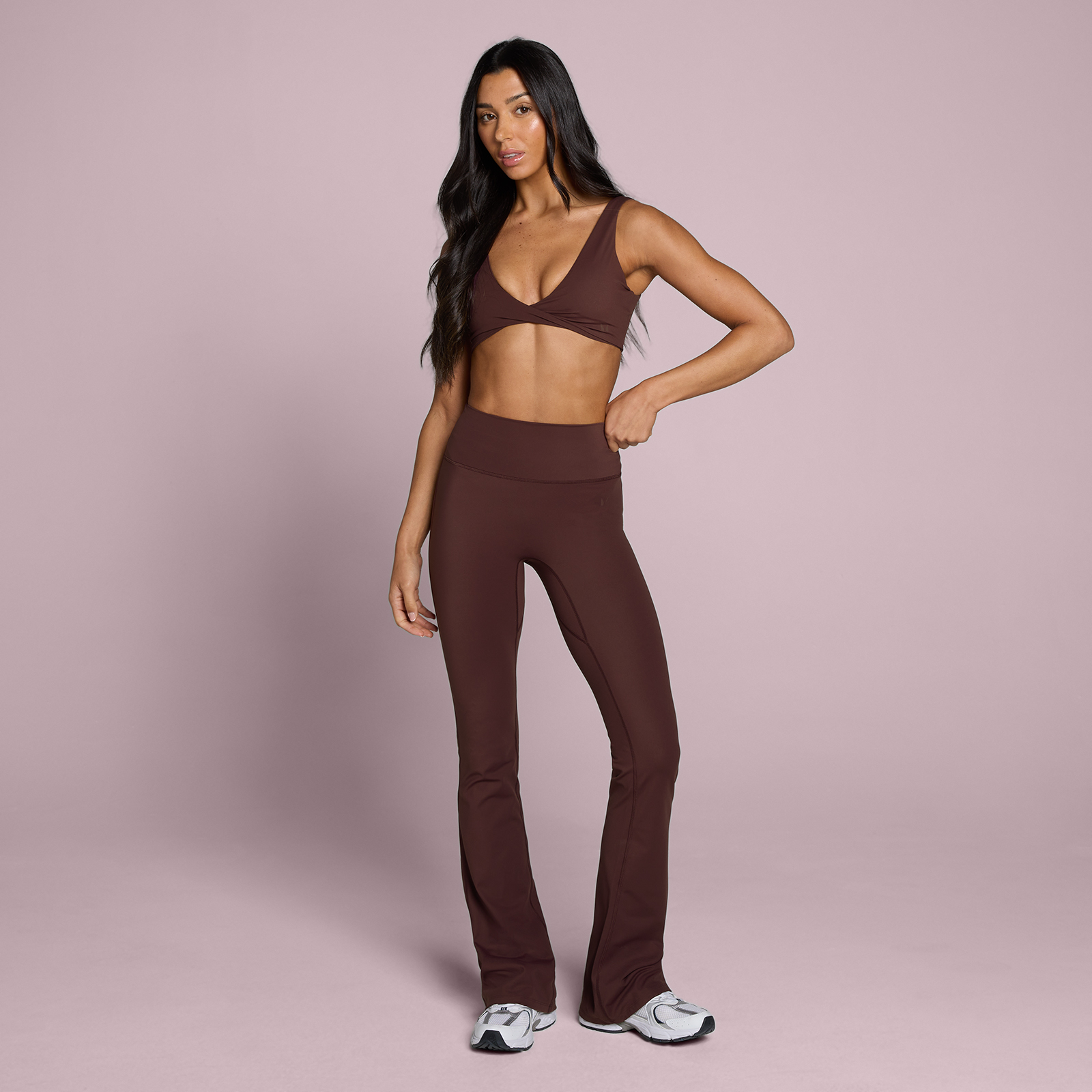 5059883413853 - MP Damen Tempo Twist-Front Sport-BH - Fudge - XS