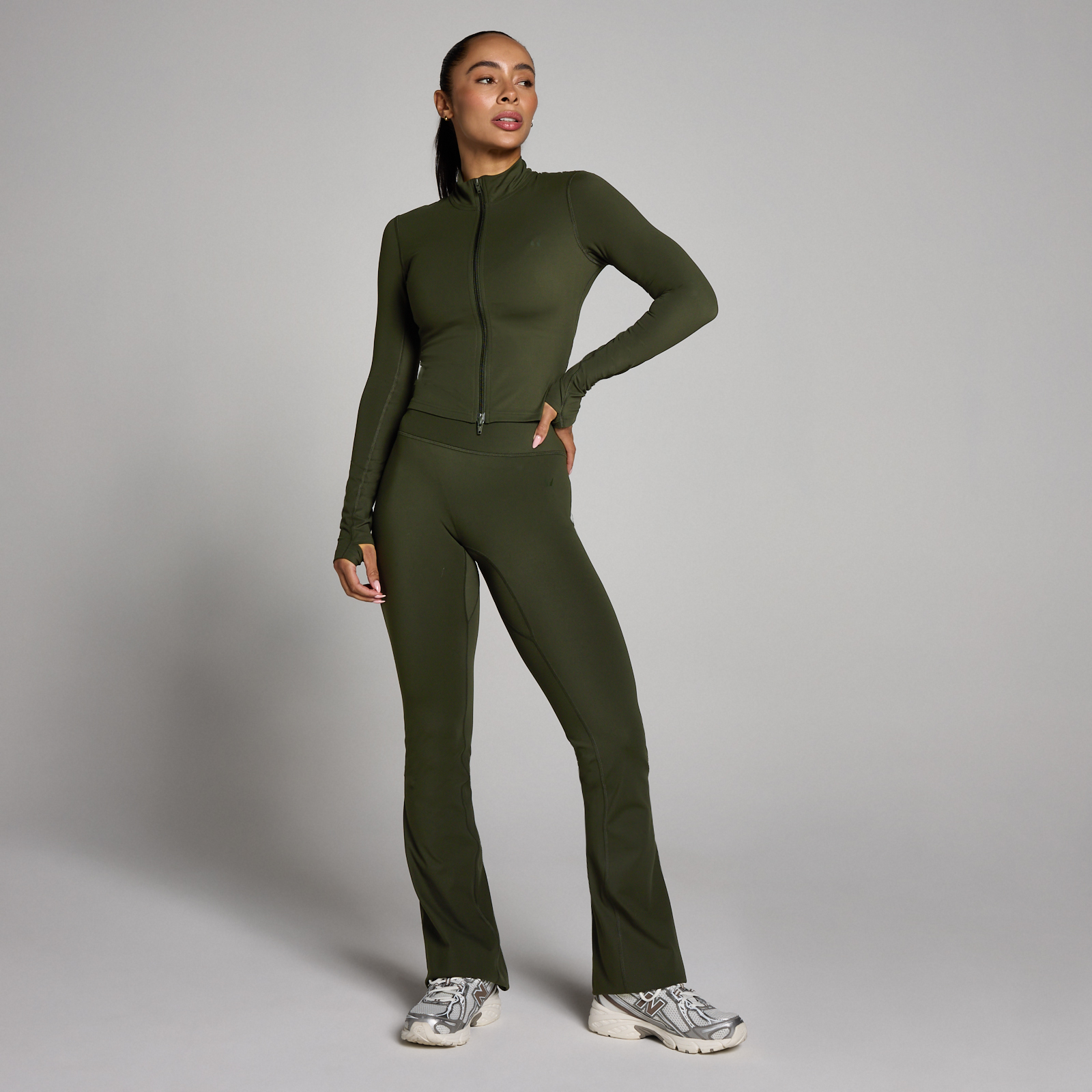 Thumbnail - MP Damen Tempo Verkürzte Jacke - Waldgrün - M