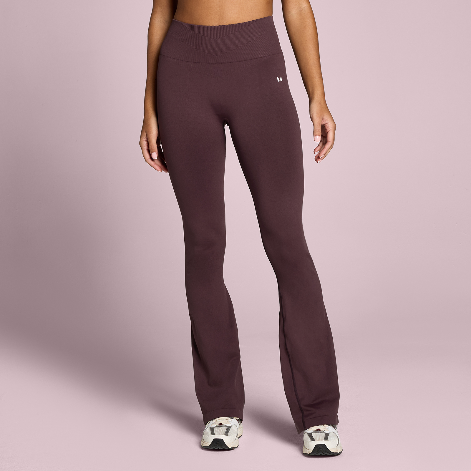 5059883414768 - MP Damen Tempo Nahtlos Ausgestellte Leggings - Fudge - XXL