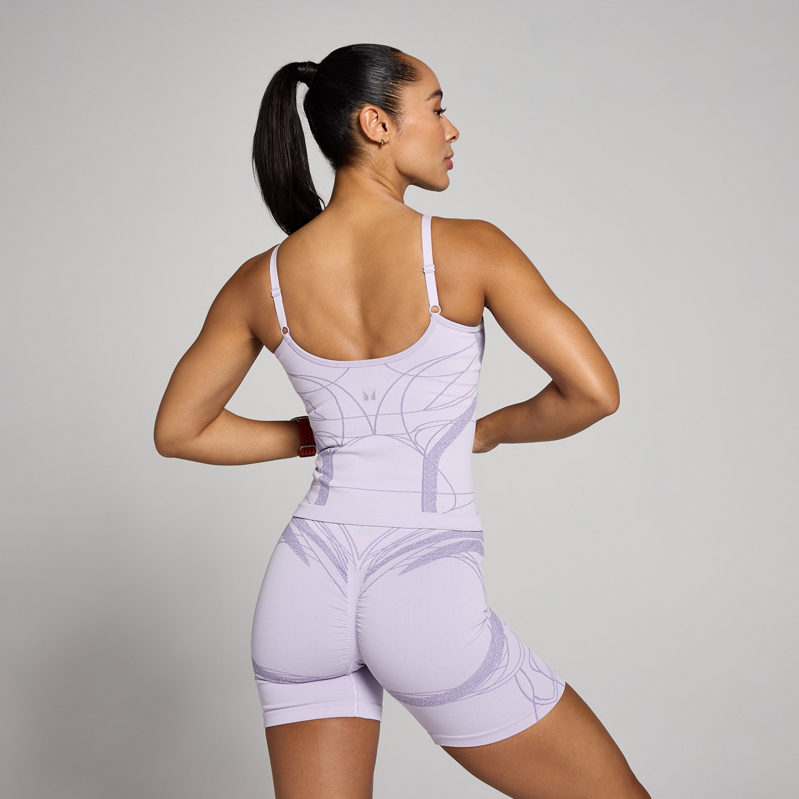 5059883411408 - MP Damen Hybrid Nahtlos Top - Dusted Grape - XXL